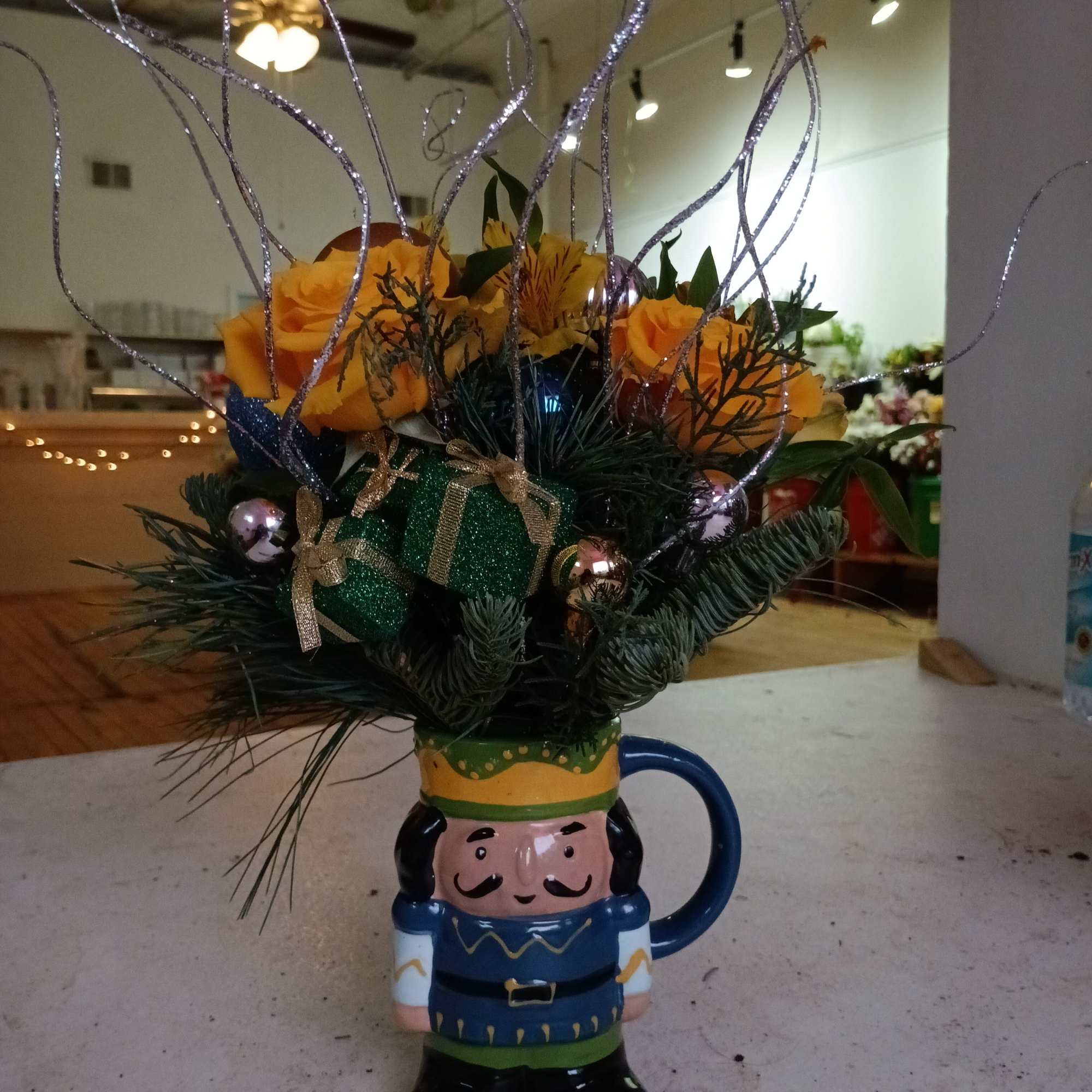 Cheerful a d special little &quot;Nutcracker&quot; cup arranged for Christmas/ New Year