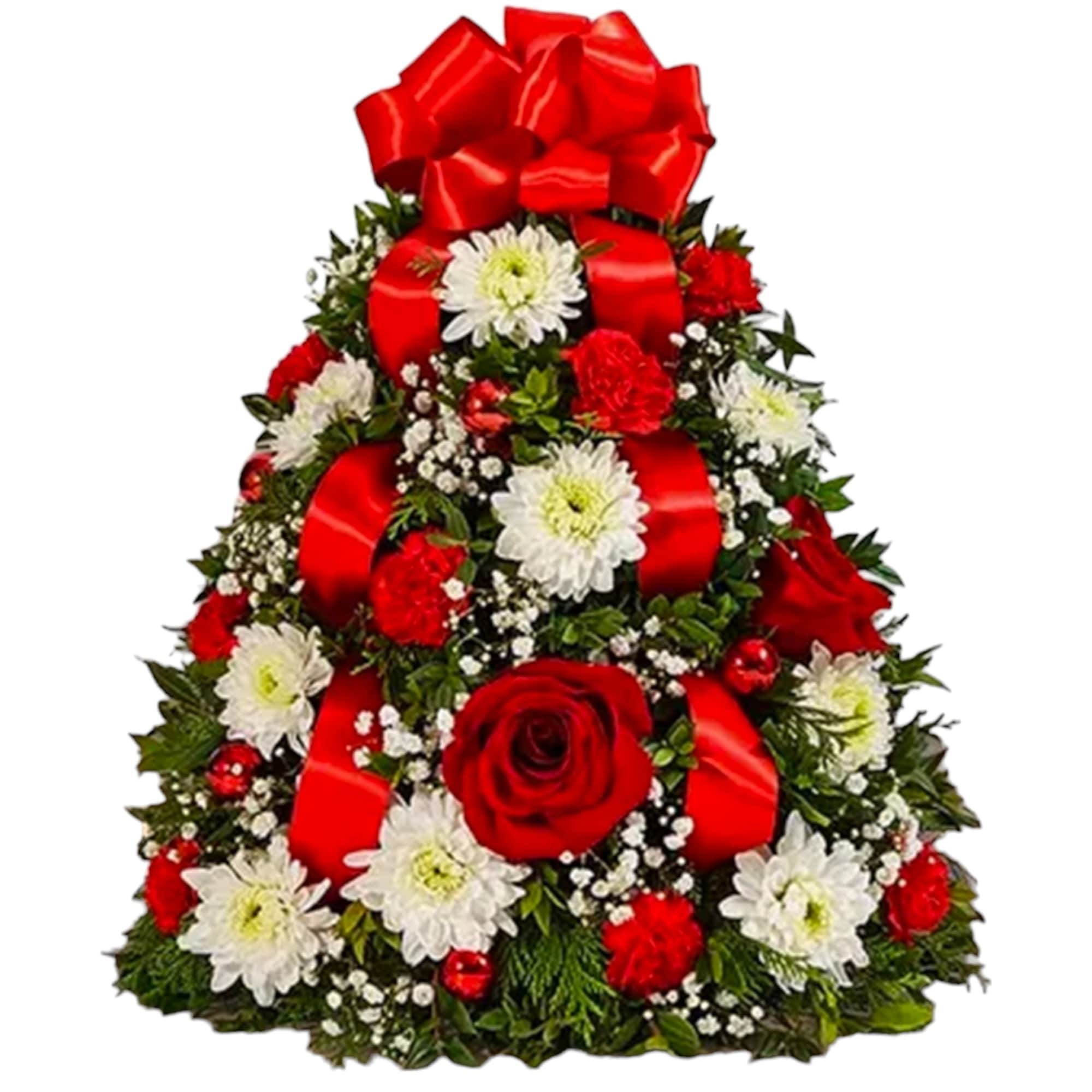 The holiday favorite that started it all! Our flower tree arrangement is