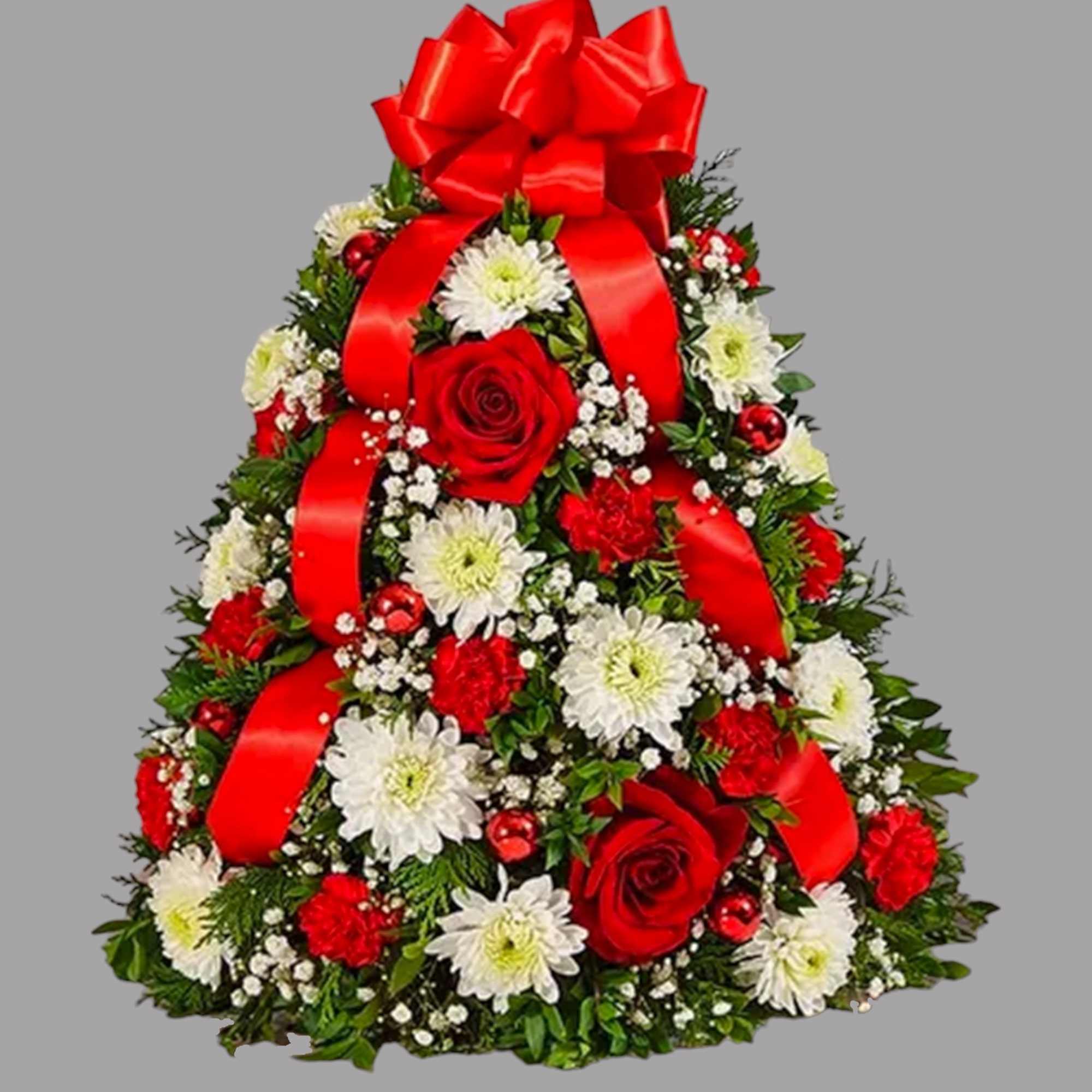 The holiday favorite that started it all! Our flower tree arrangement is