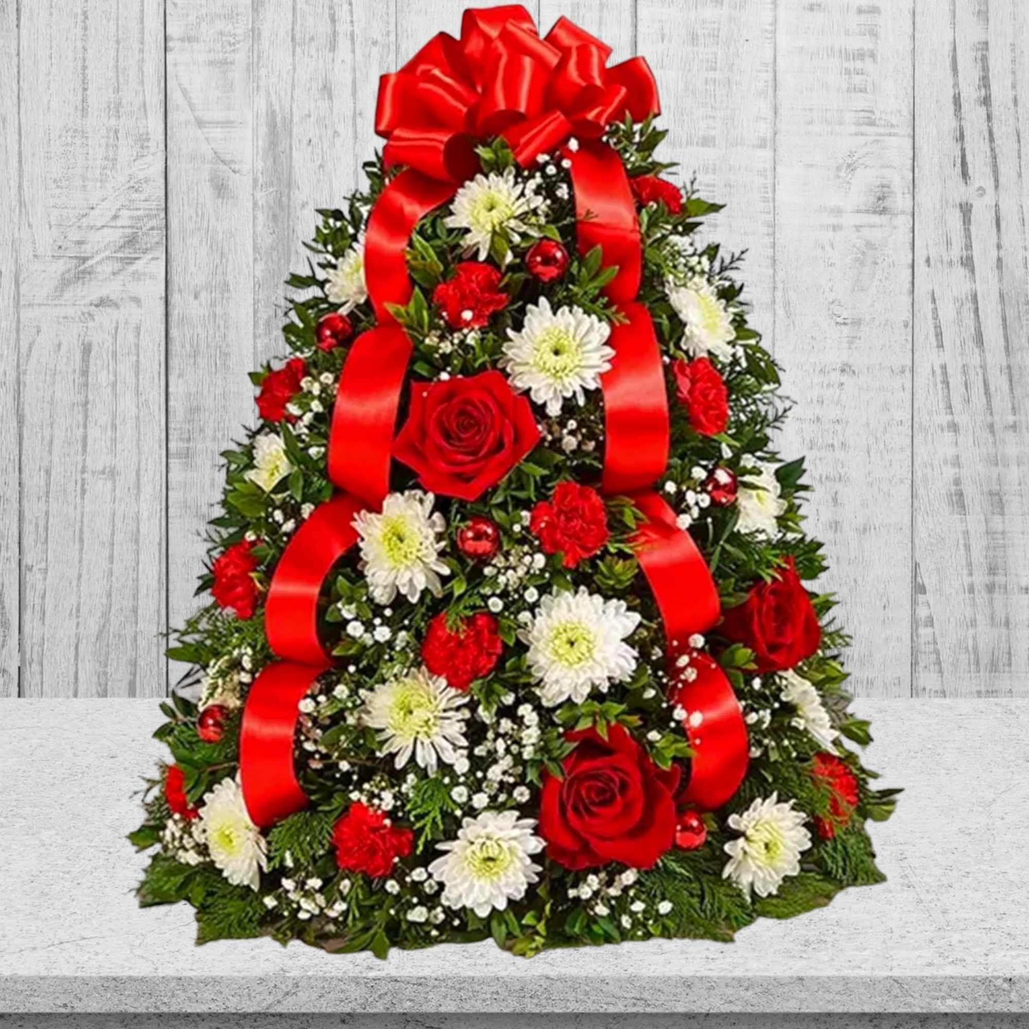 The holiday favorite that started it all! Our flower tree luxury arrangement