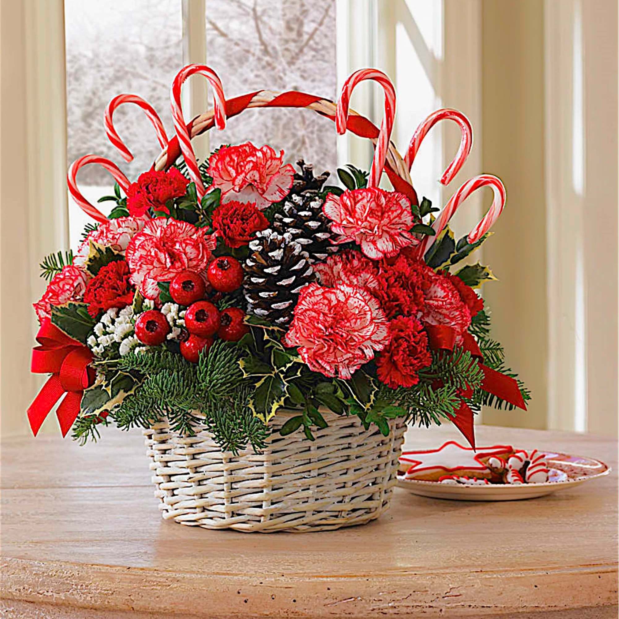 Take a walk through a candy cane forest with this fun, festive