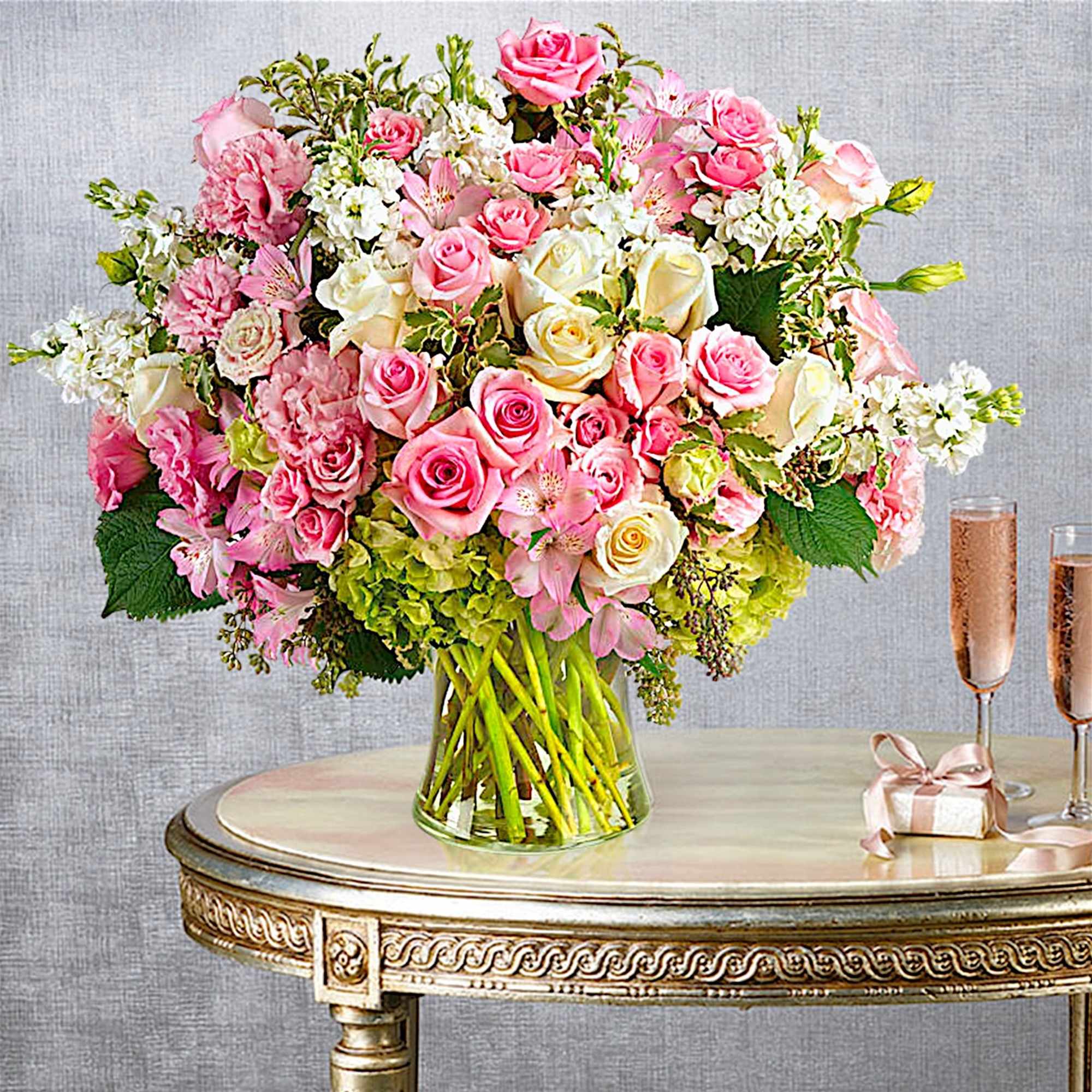 A truly bountiful bouquet that captures the beauty of your love, this