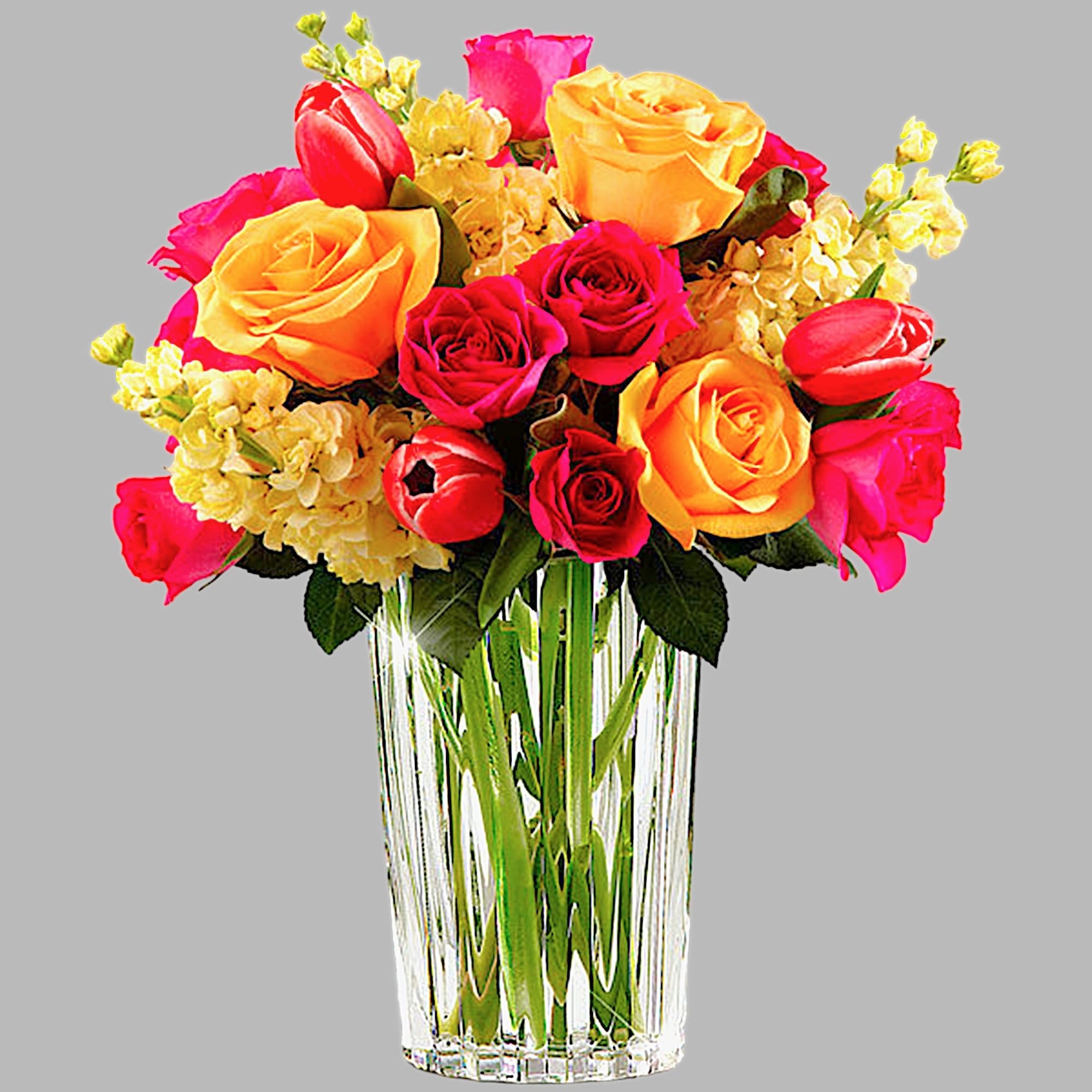 The Vera Wang Beauty and Grace Vase arrangement. A stunning display of