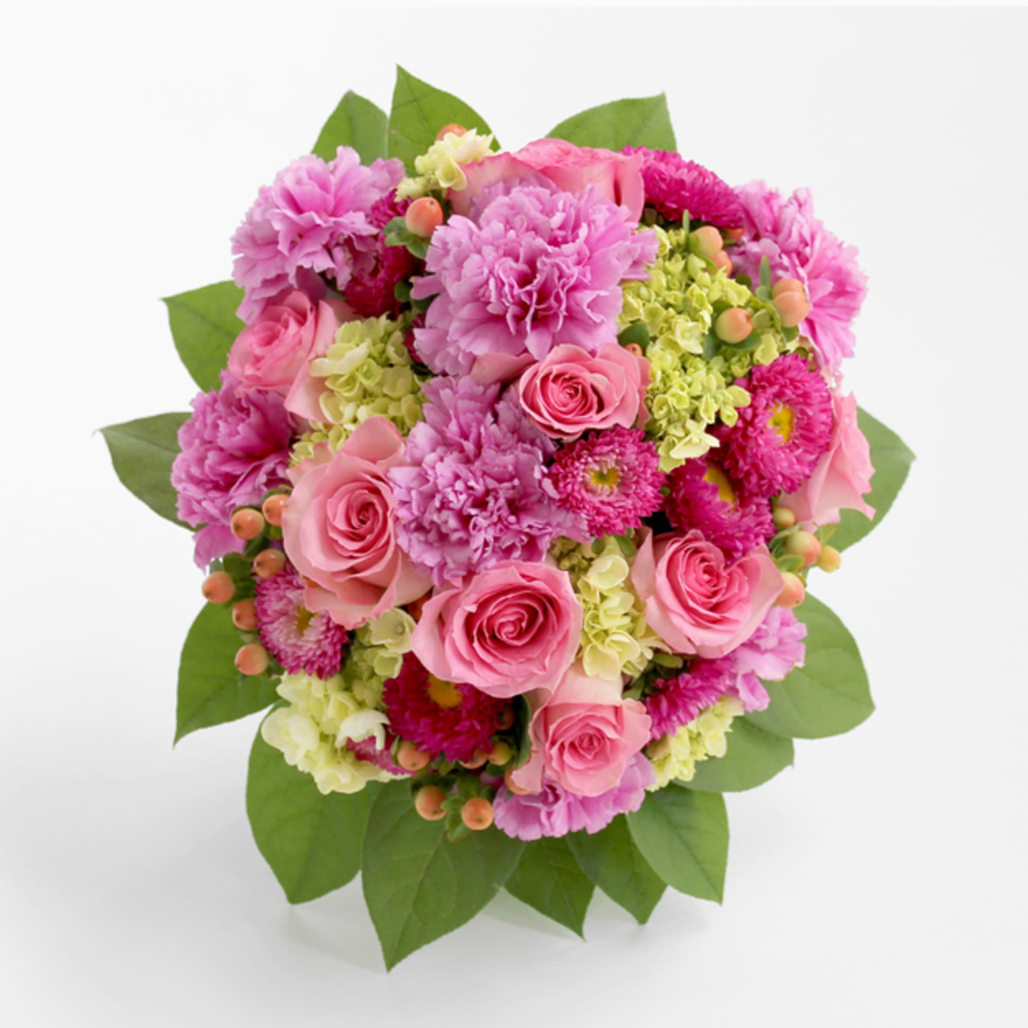 Brighten their day with this warm and  exciting mix featuring roses