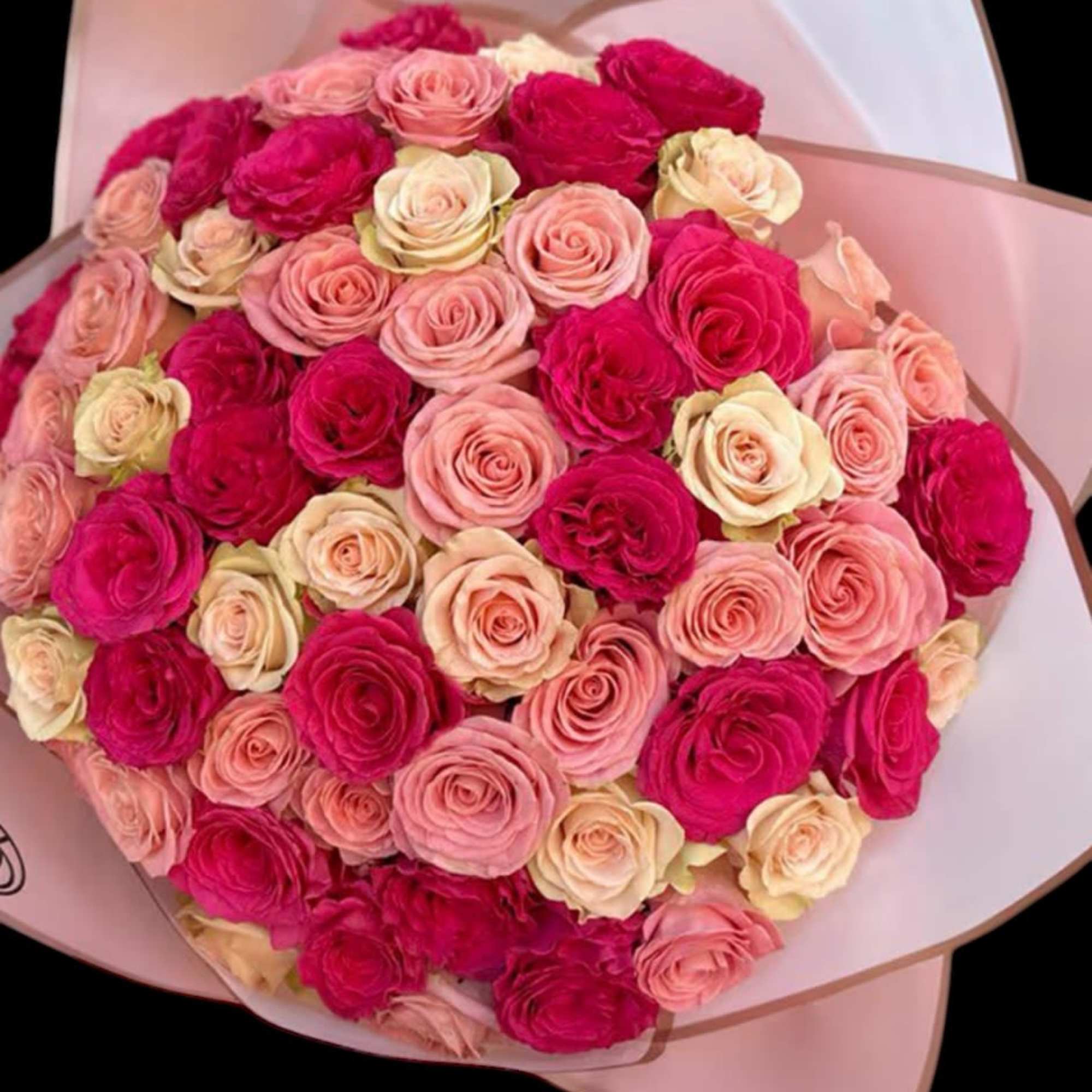 Beautiful bouquet of roses   , your choice starting wit 25