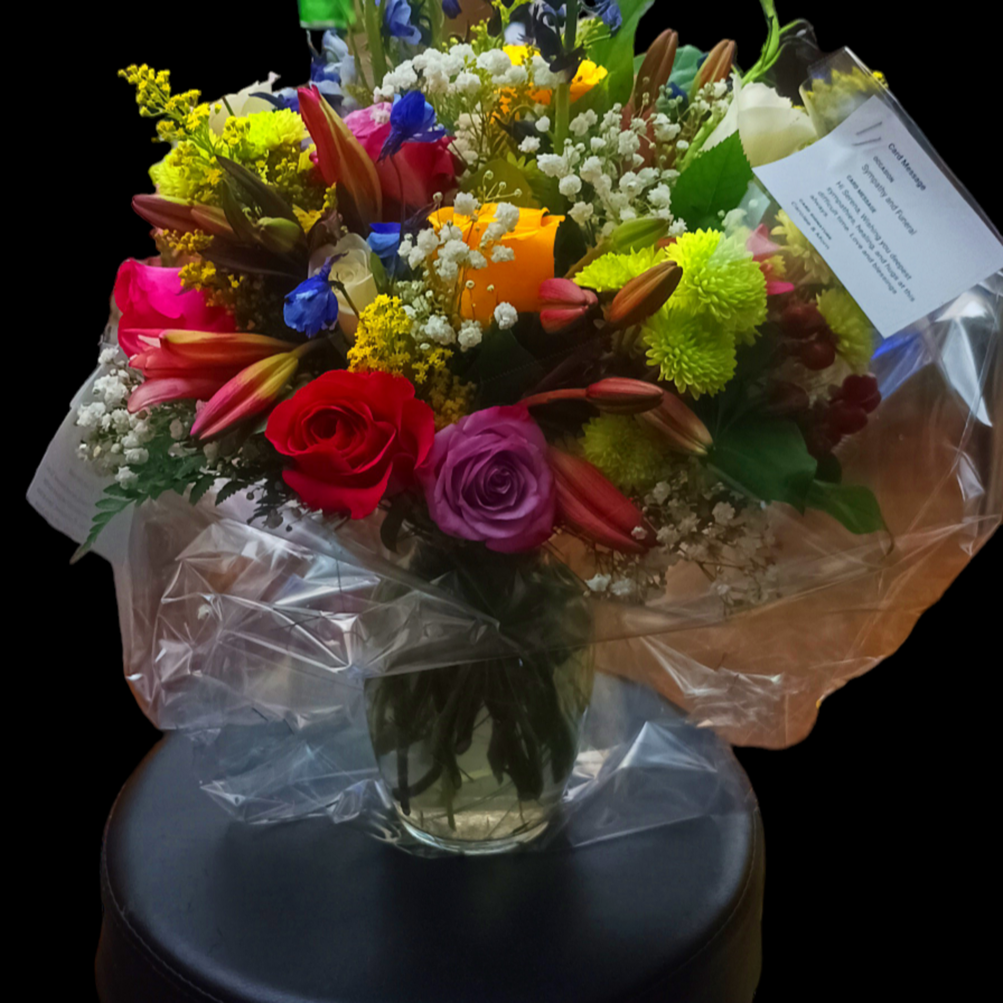 Beautiful spring mix of flowers to cheer your love one. Give to Beautiful spring mix of flowers to cheer your love one. Give to