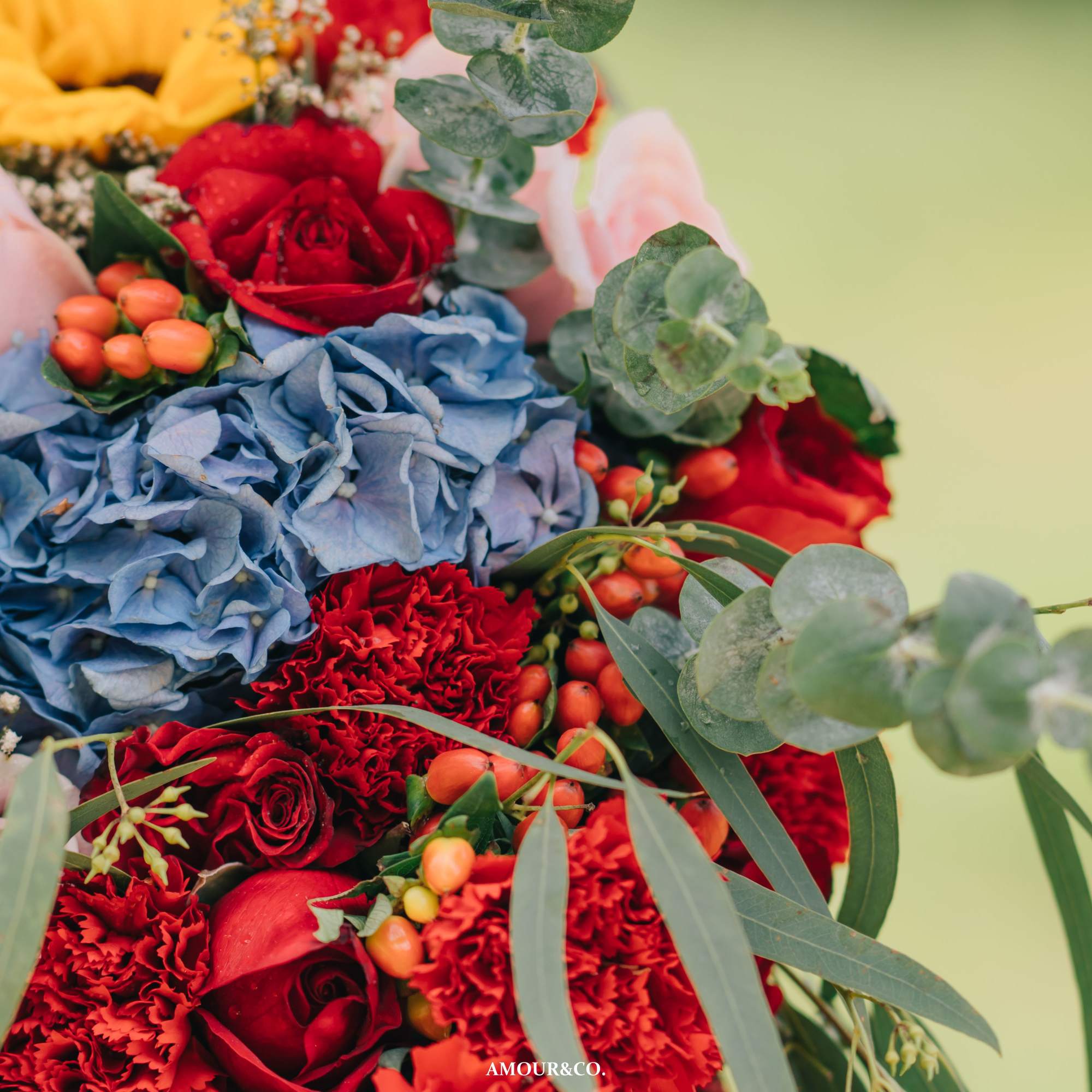 Halpin is a bold and vibrant bouquet that radiates joy and energy.