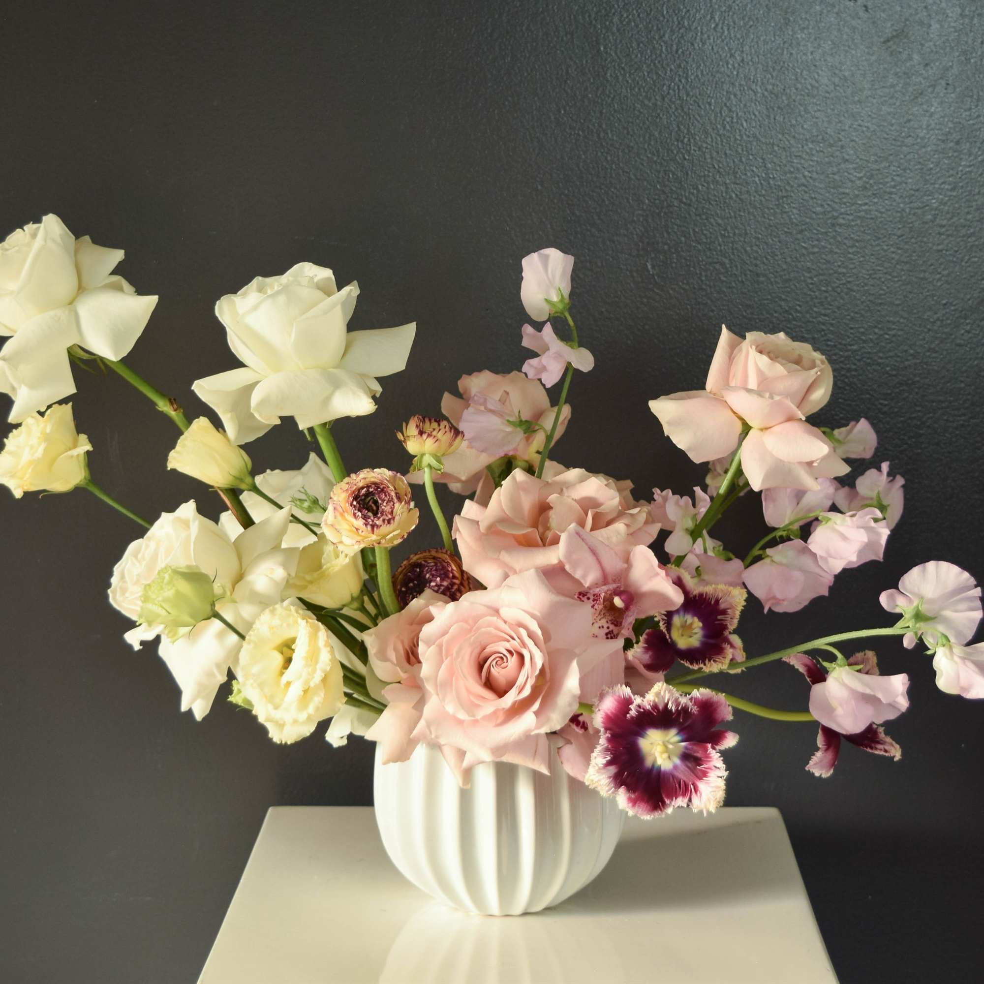 Meet the Goddess: a sleek and sophisticated arrangement that balances clean lines