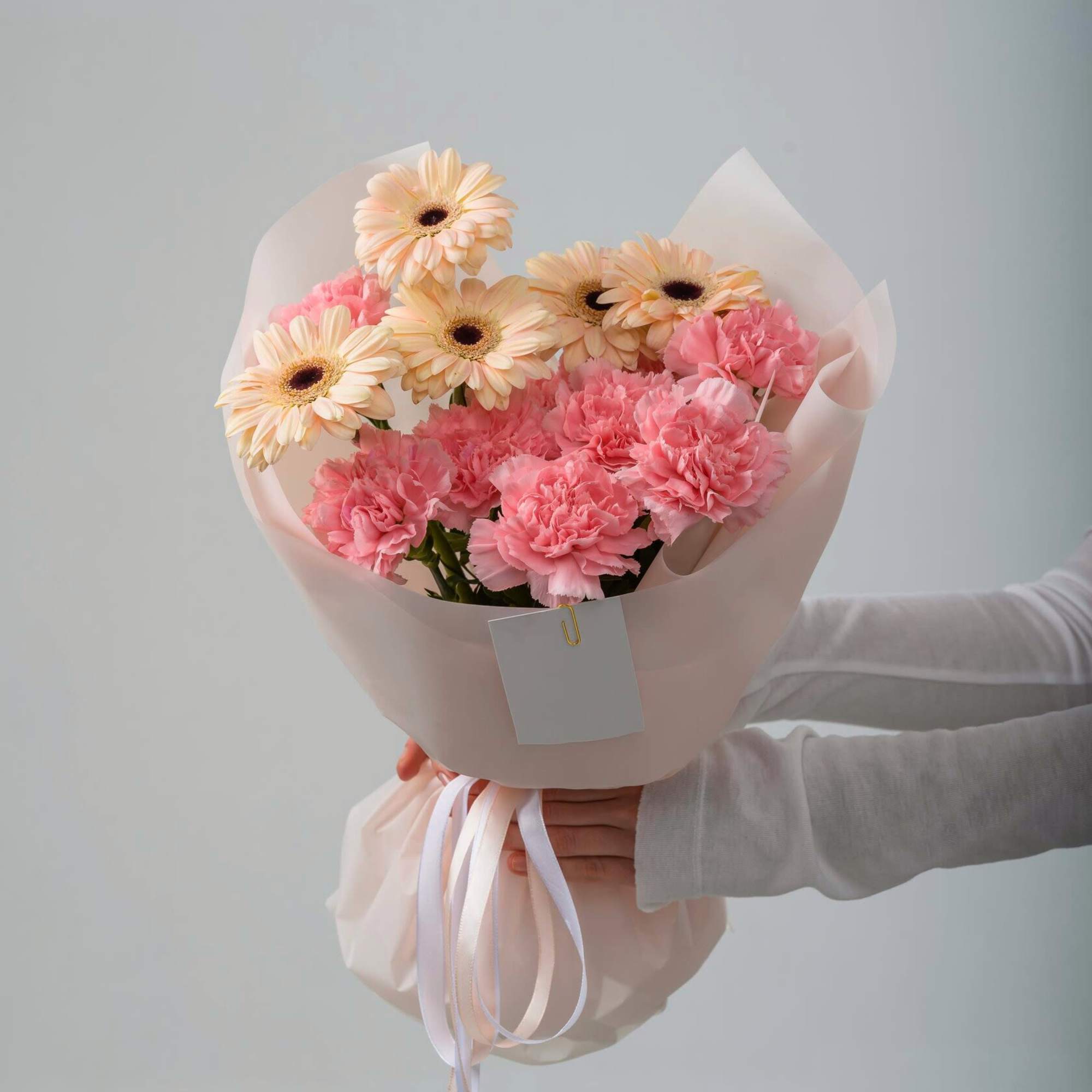 Bouquet of Gerberas with Carnations.