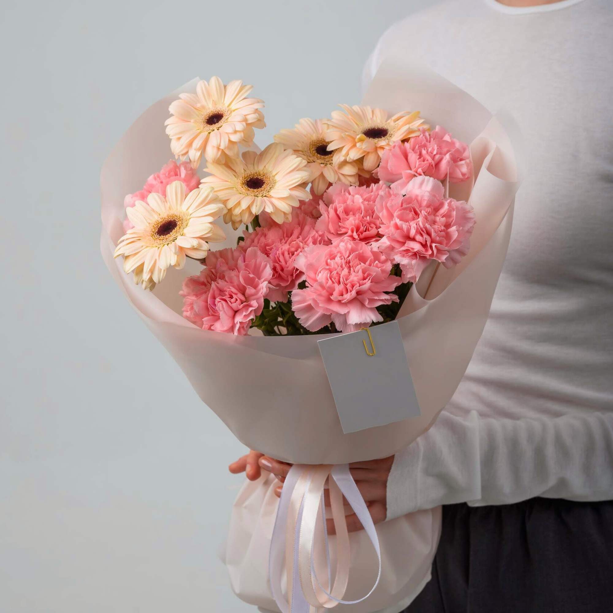 Bouquet of Gerberas with Carnations.