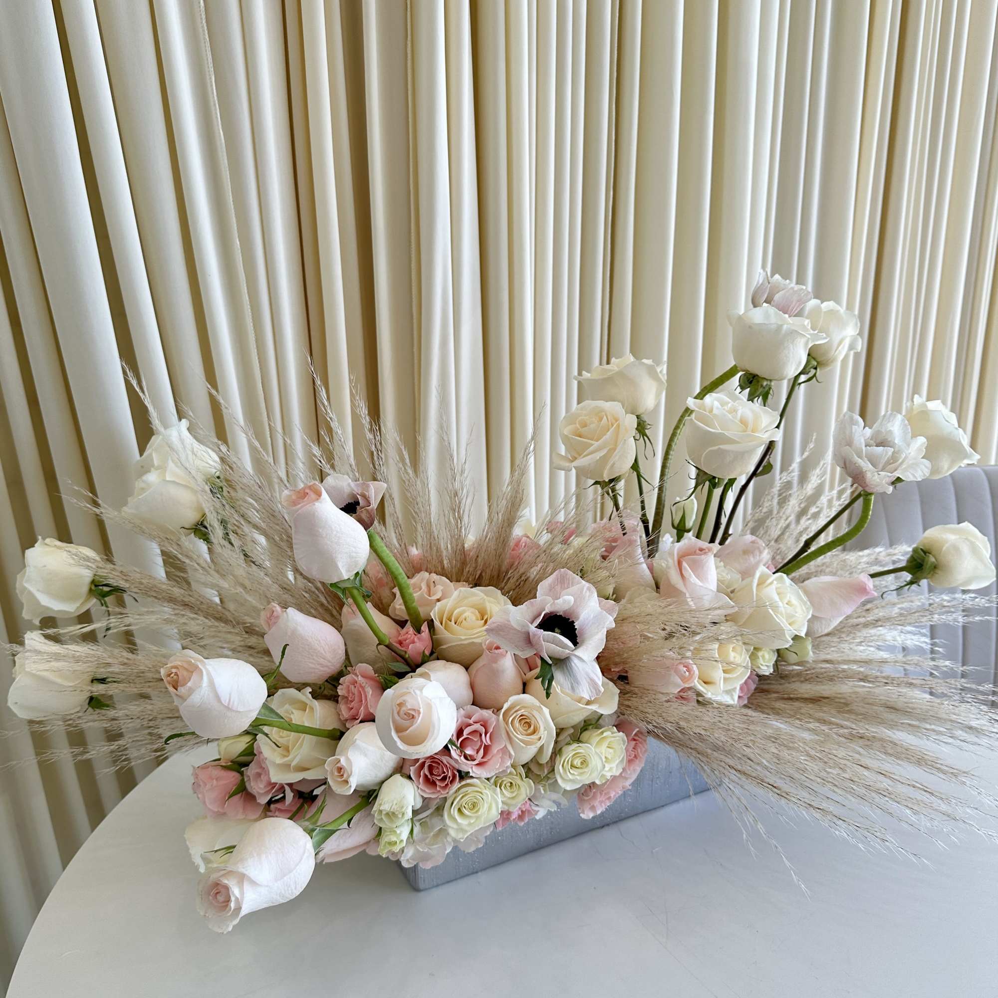 Embrace the timeless beauty of nature with our Enchanted Elegance Silver Vase