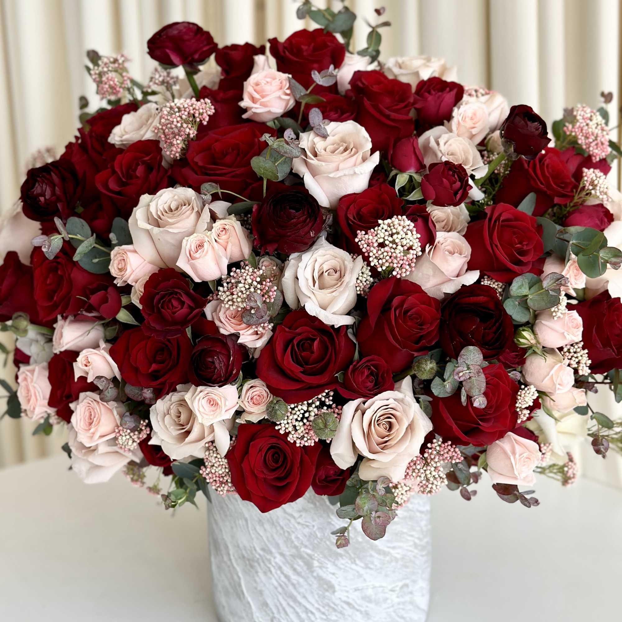 Immerse yourself in the captivating allure of &quot;Enchanting Roseate Charm.&quot; This delightful