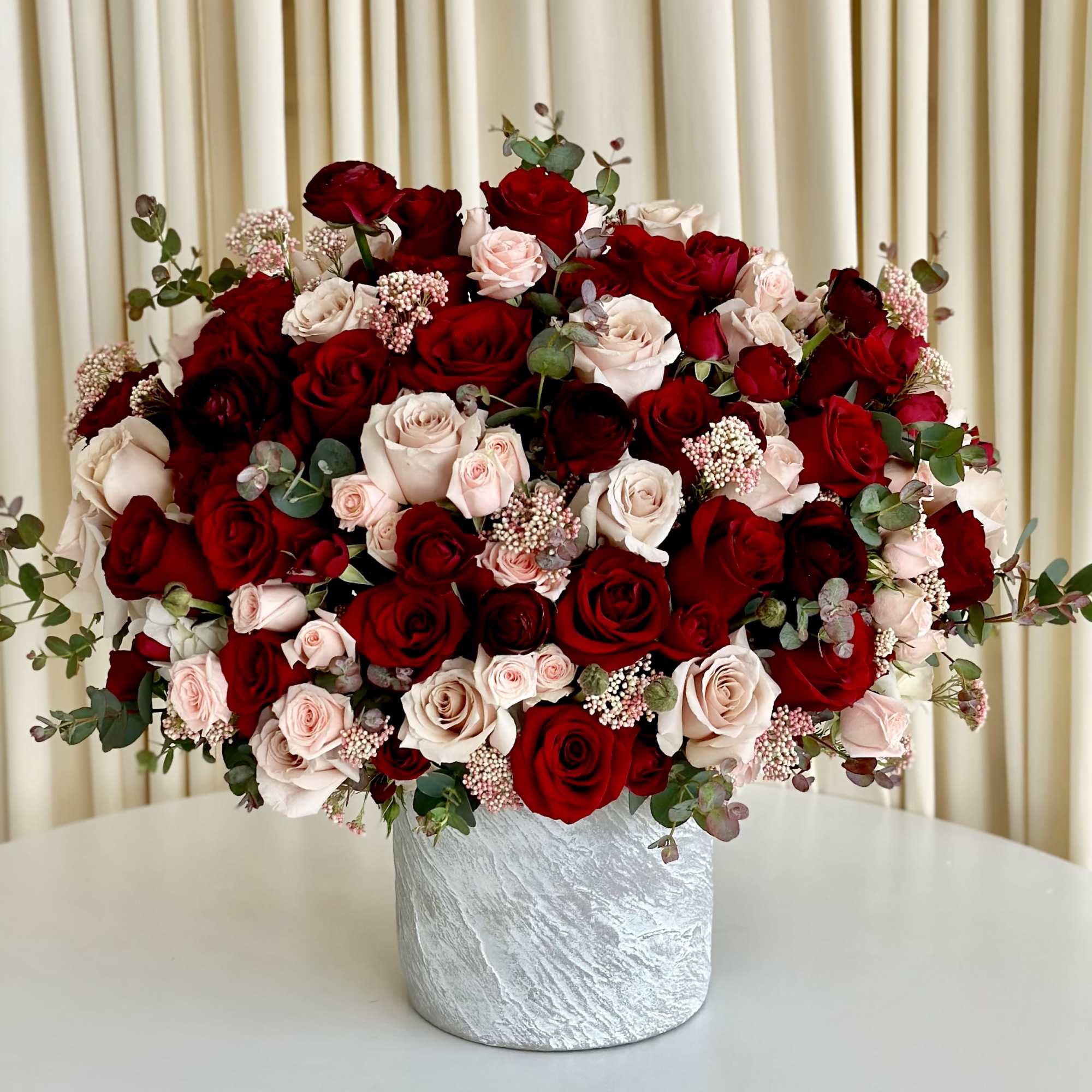 Immerse yourself in the captivating allure of &quot;Enchanting Roseate Charm.&quot; This delightful