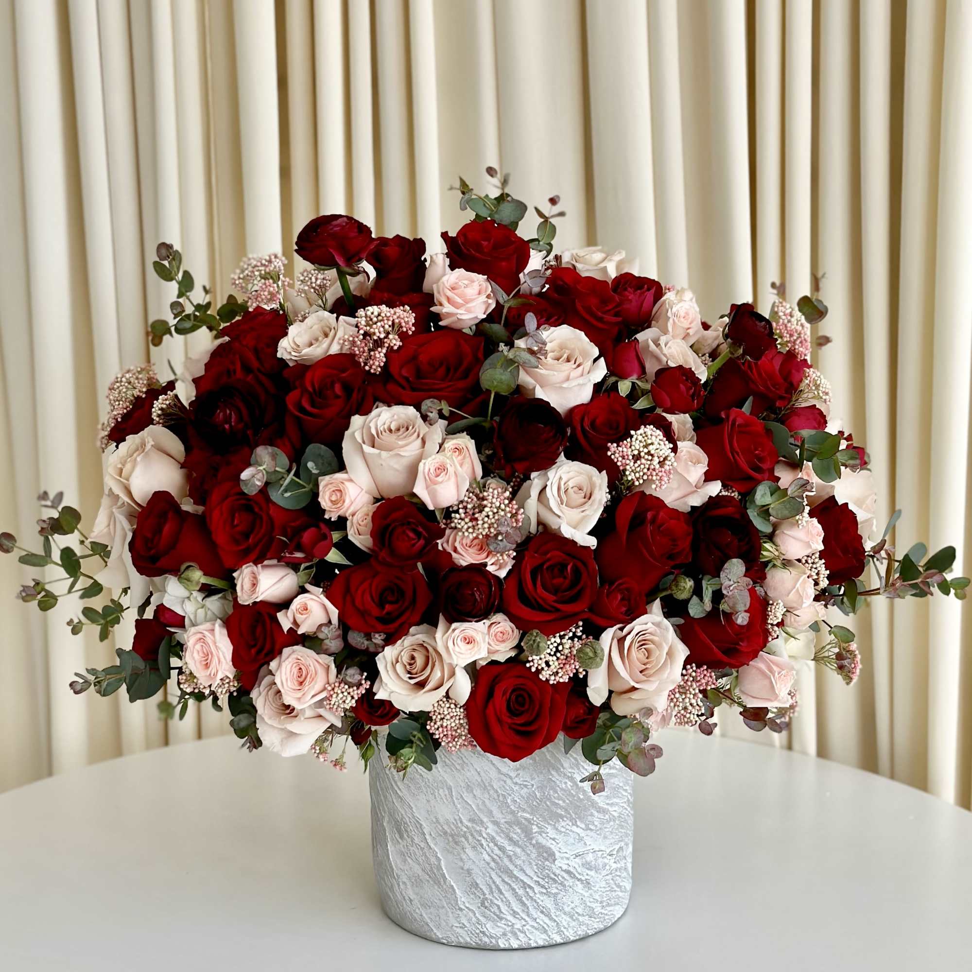 Immerse yourself in the captivating allure of &quot;Enchanting Roseate Charm.&quot; This delightful