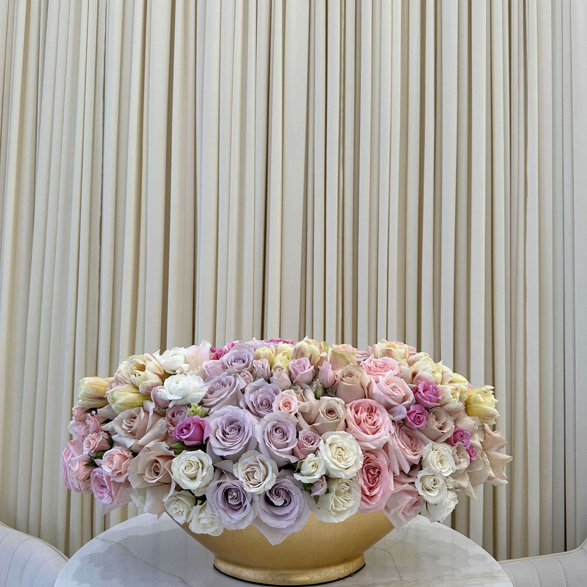 Light up someone&#039;s day with this delightful spring bouquet. Playful pink, blush