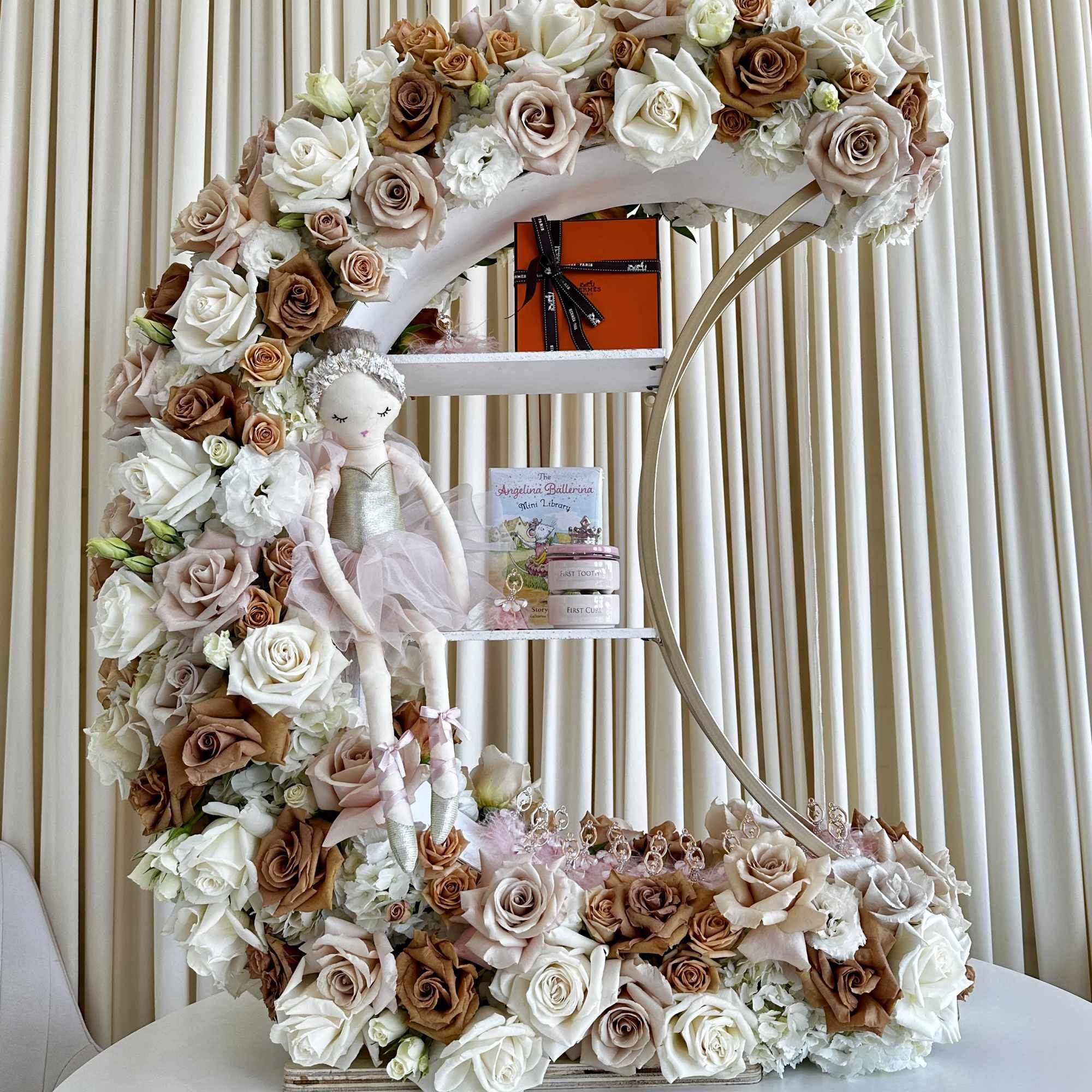 (Gifts &amp; Chocolates not included)
Welcome the arrival of a precious little one