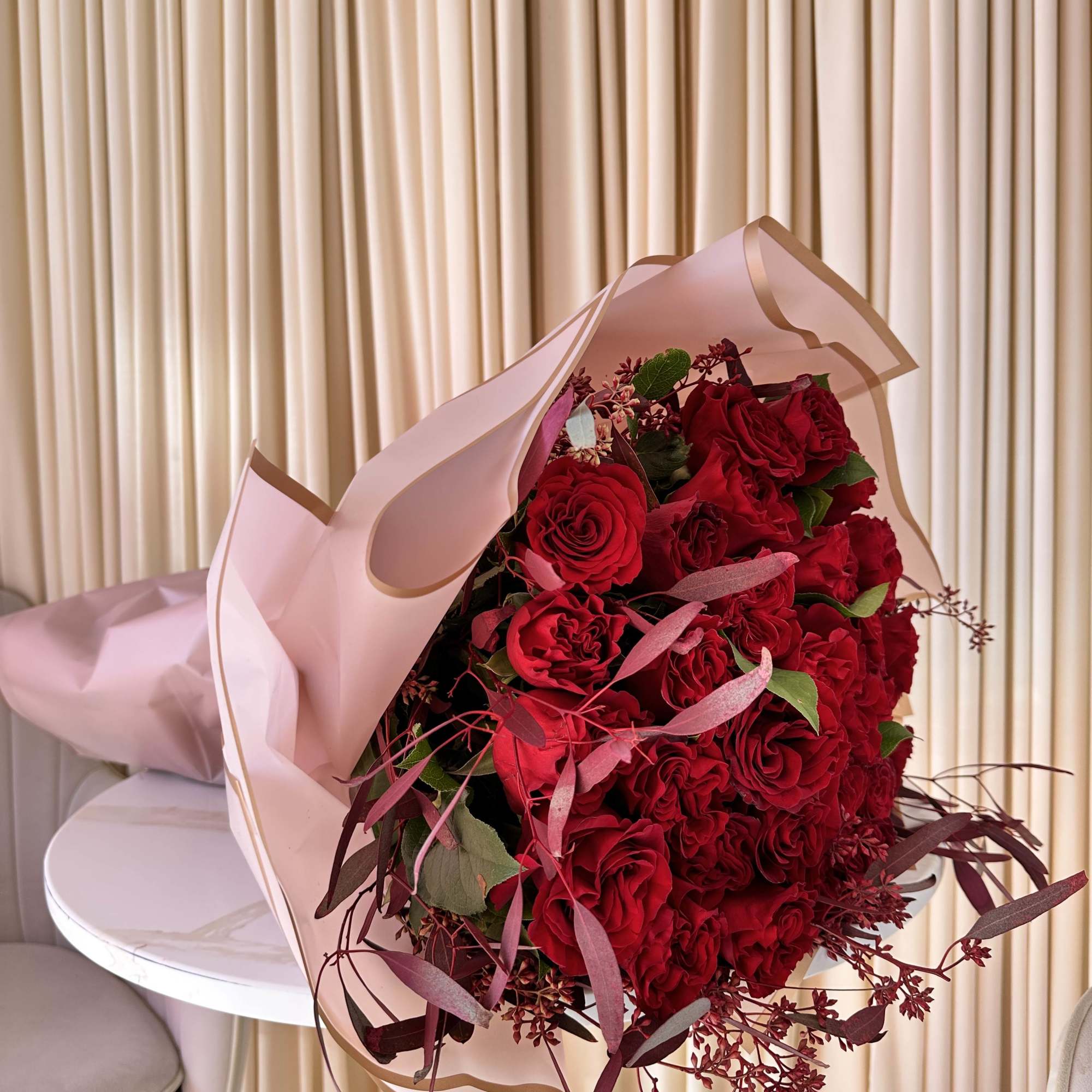  This stunning bouquet is sure to take her breath away. It