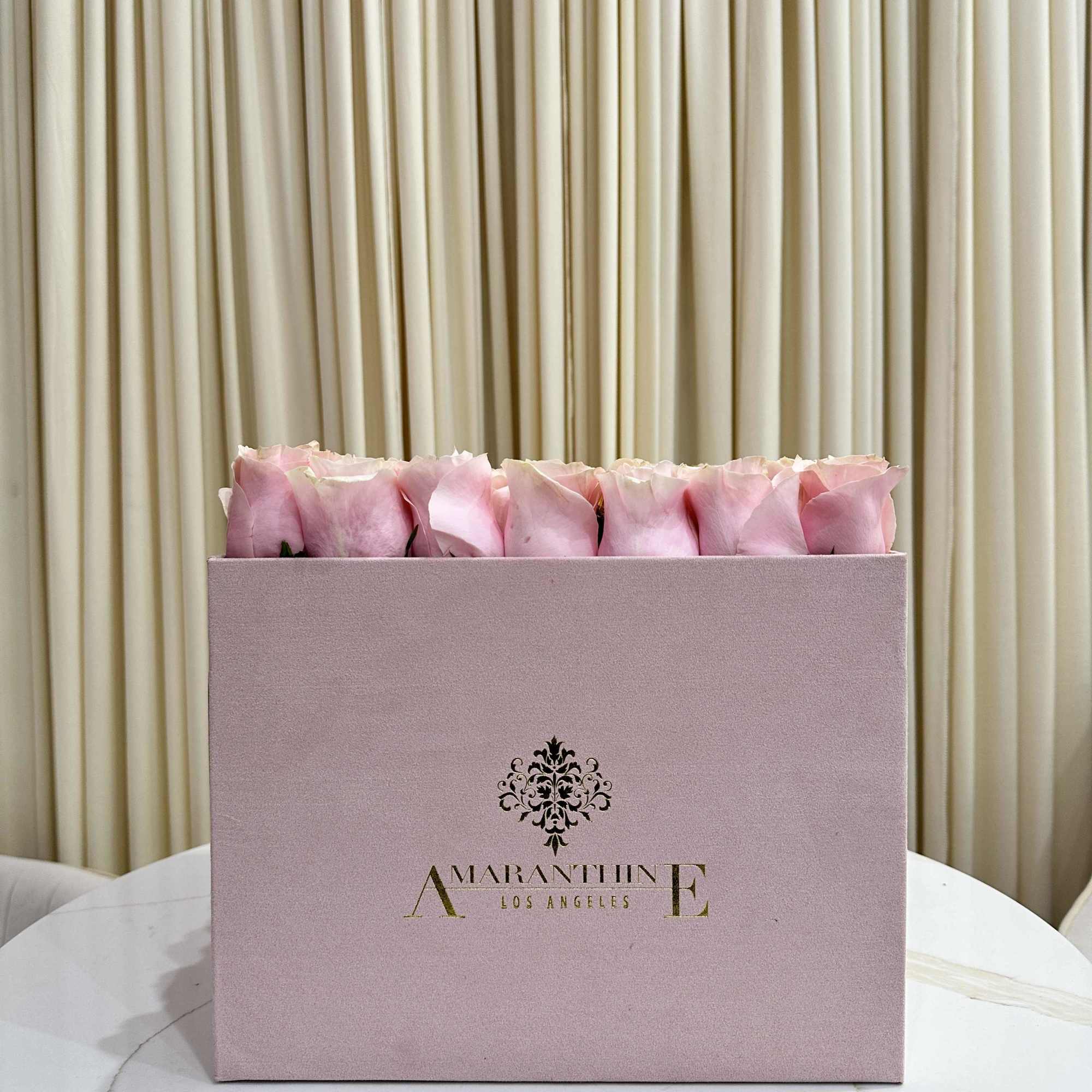  Surprise your sweetheart with this delightful combination of delicate pink roses