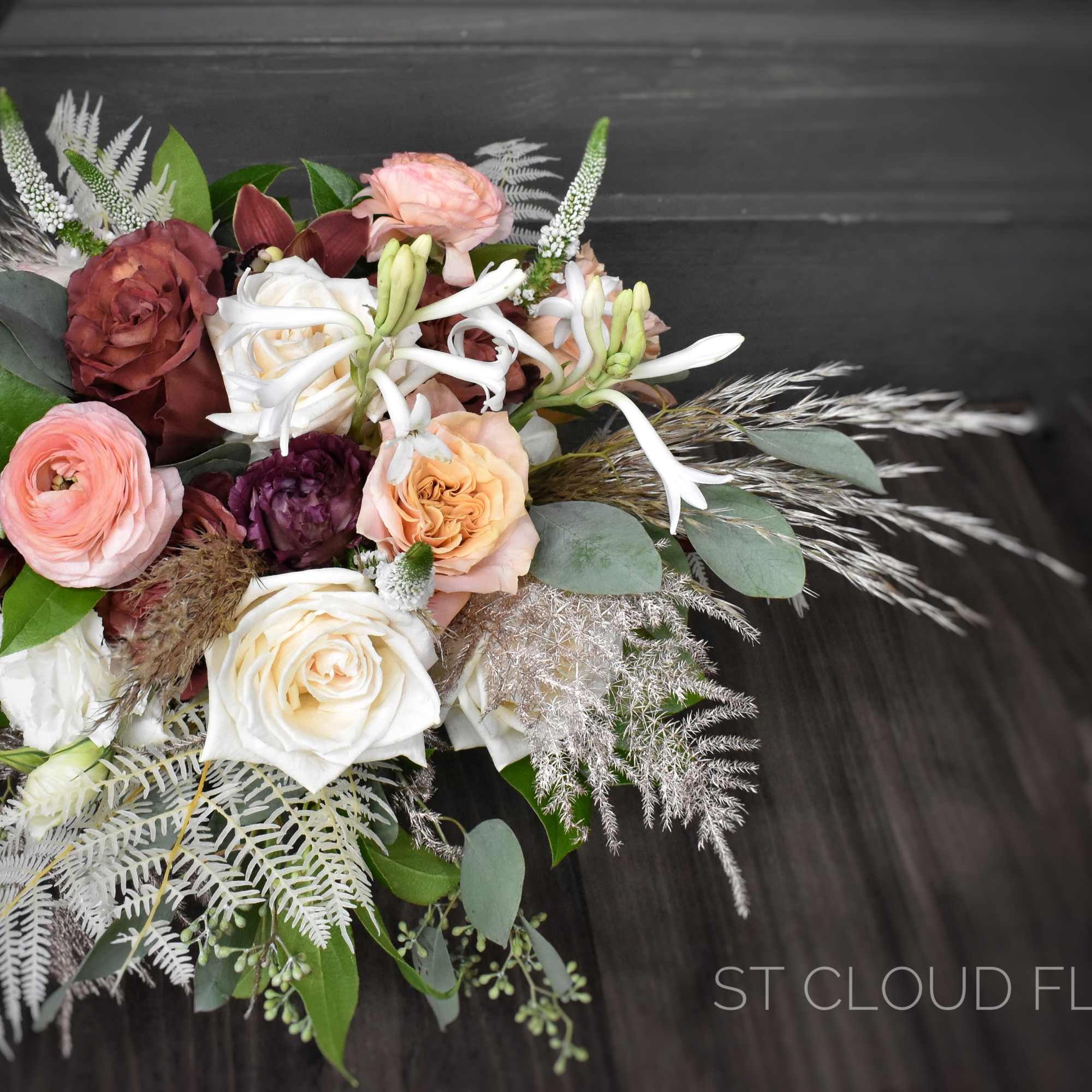 We will design a bridal bouquet in the color palette of your We will design a bridal bouquet in the color palette of your