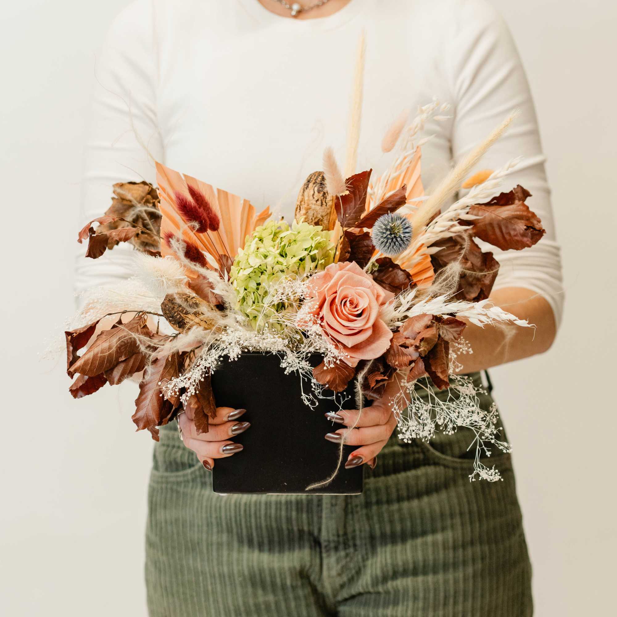 Medium Dried Vase Arrangement 