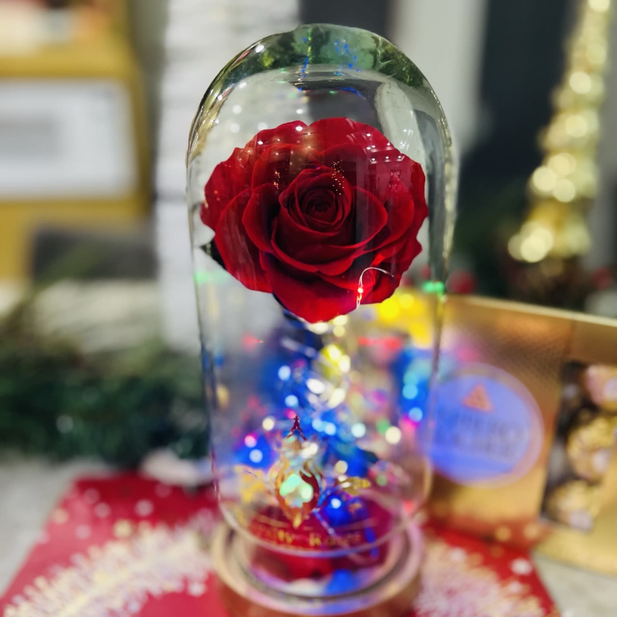 Eternal Royalty Roses Especial Gold Edition from The Movie The Beauty and