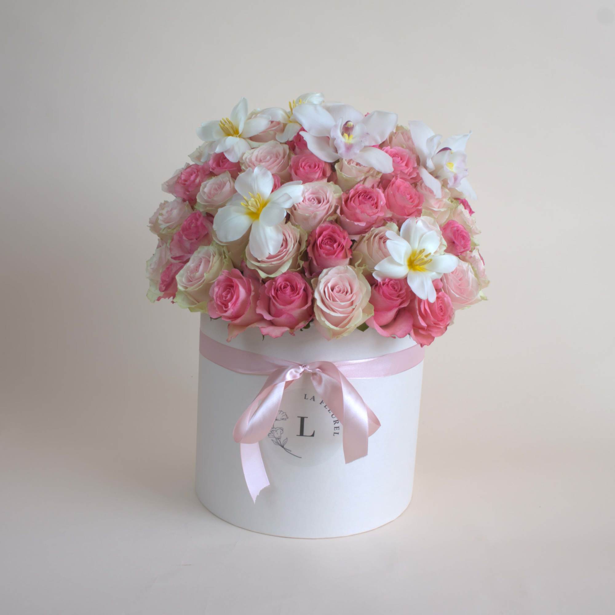 This beautiful arrangement filled with the pink roses to deliver your special