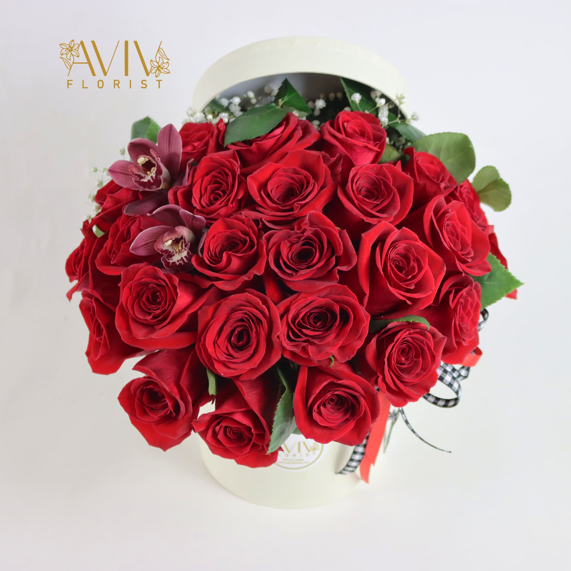Send love with these 30 premium red roses or any color roses