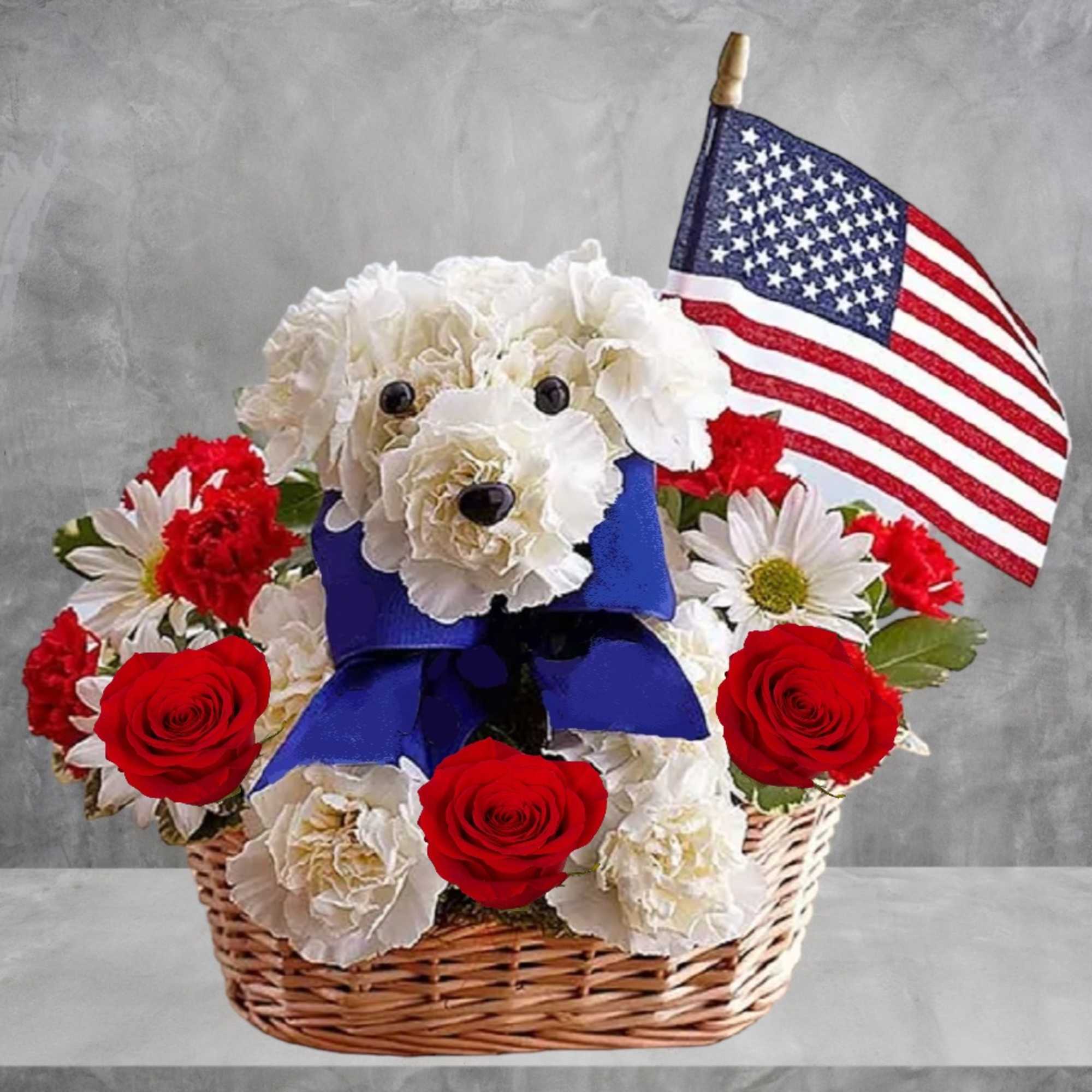 Unleash smiles with a Yankee Doodle Puppy. Whether it&rsquo;s to honor a