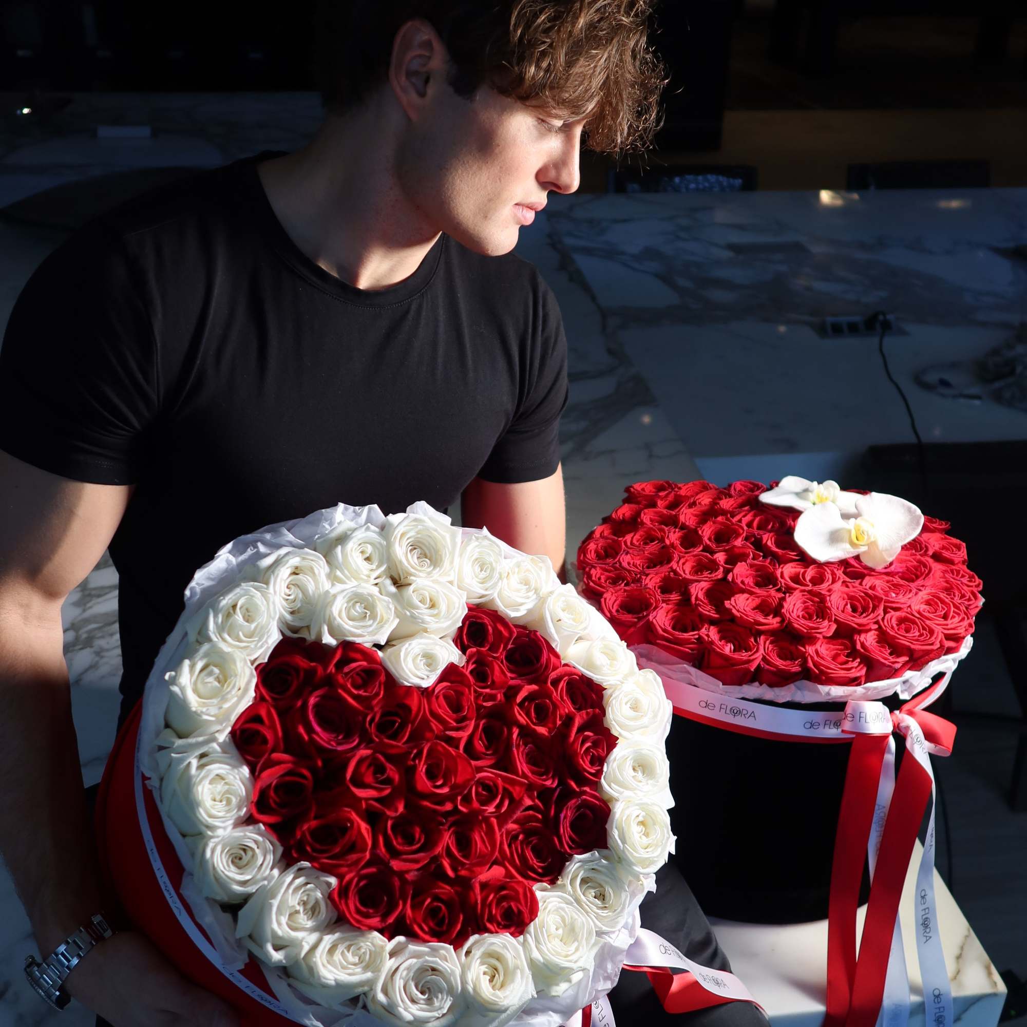 Box of red roses  Box of red roses