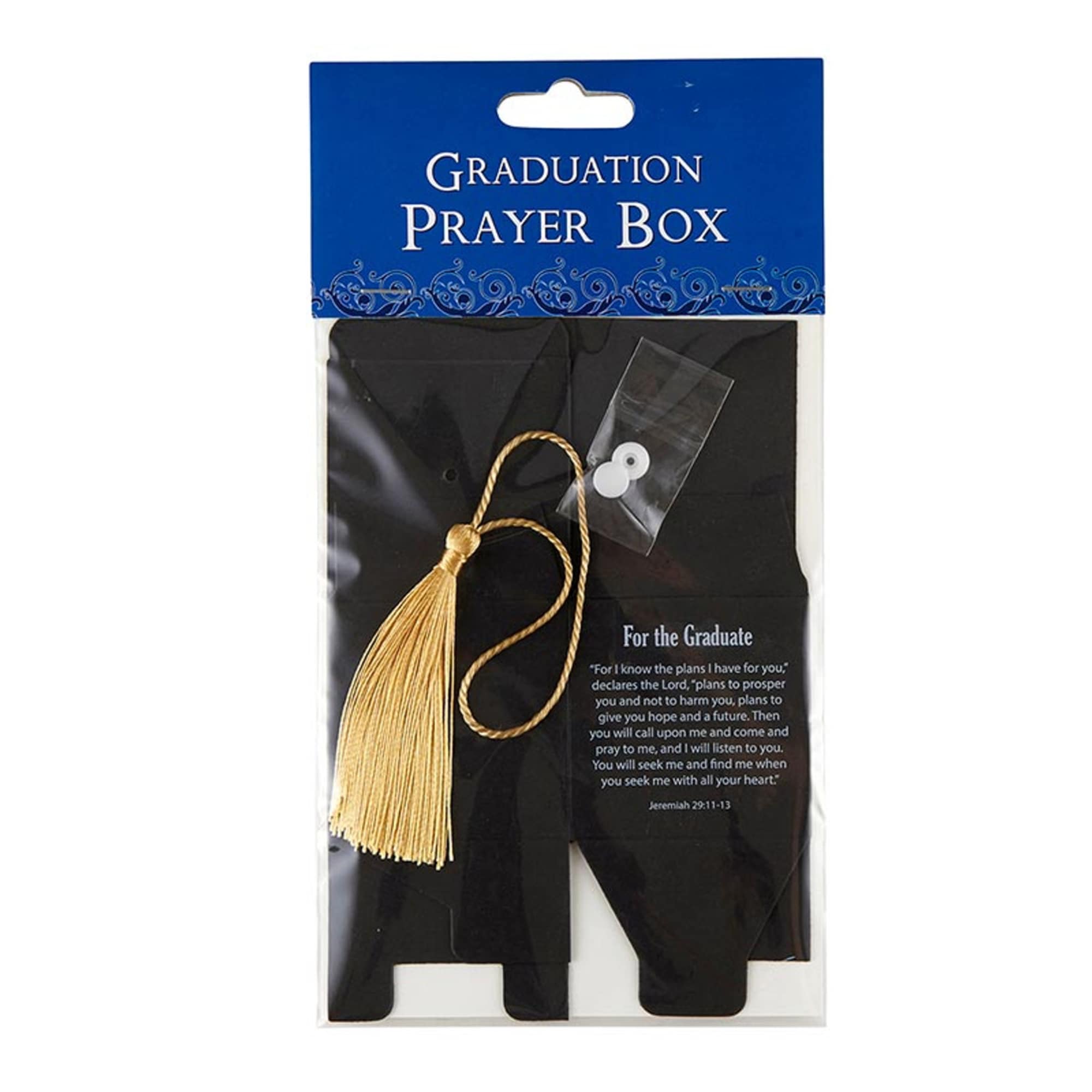 A token for the Grad. This black cardboard cardholder looks just like A token for the Grad. This black cardboard cardholder looks just like