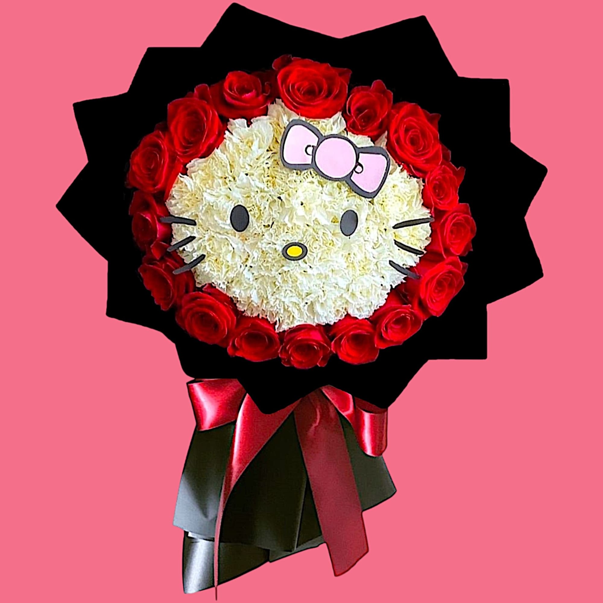 Surprise her with this cute bouquet of every girl&#039;s favorite kitty.
She&#039;ll be