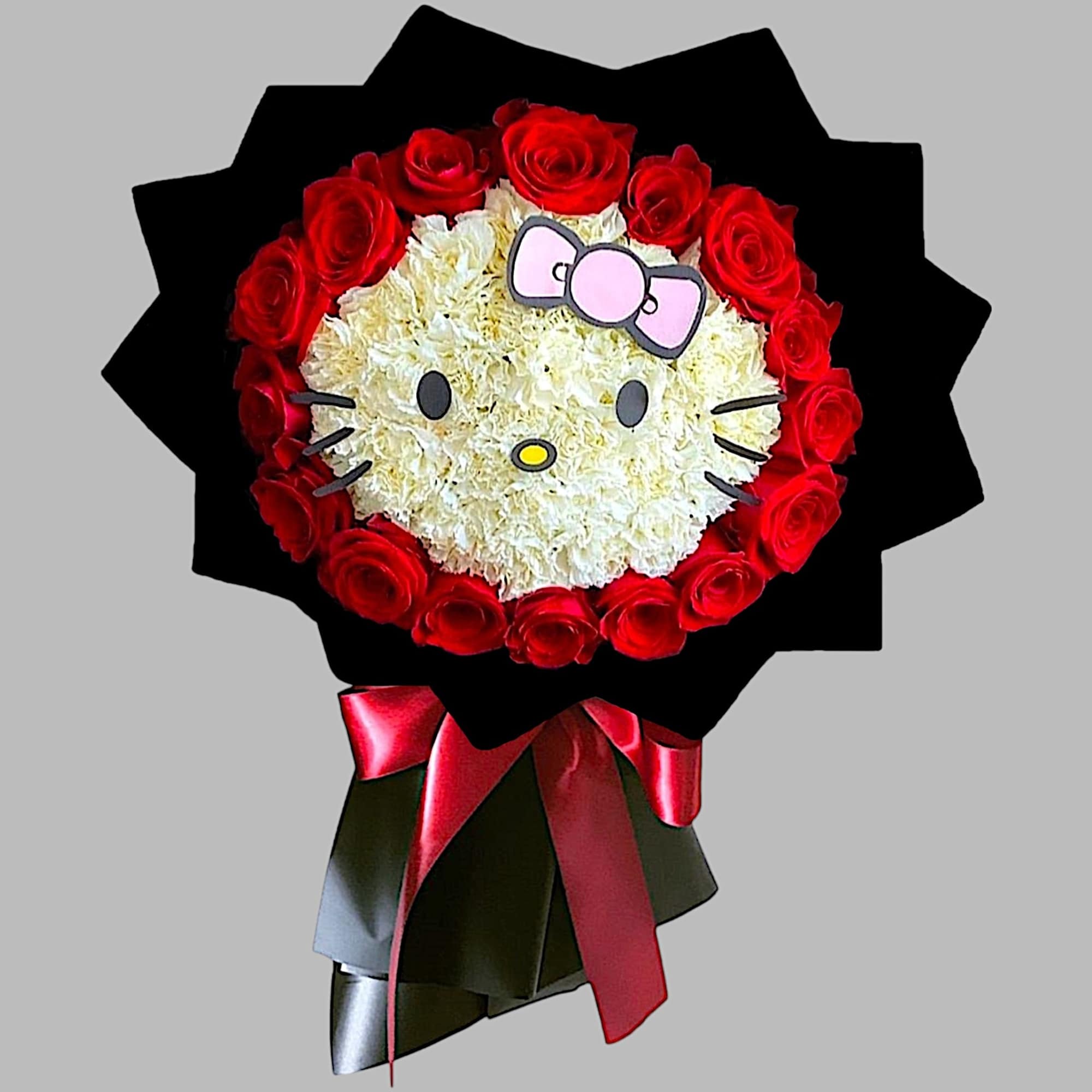 Surprise her with this cute bouquet of every girl&#039;s favorite kitty.
She&#039;ll be