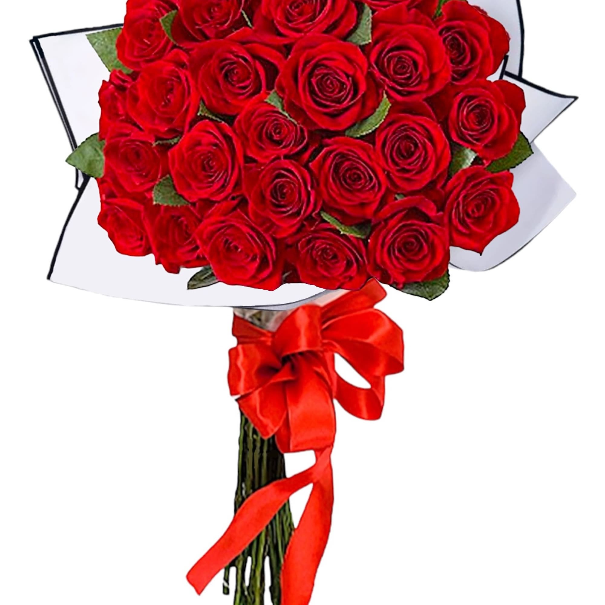 Surprise them with a beautiful bunch of perfectly red roses. They&#039;ll be