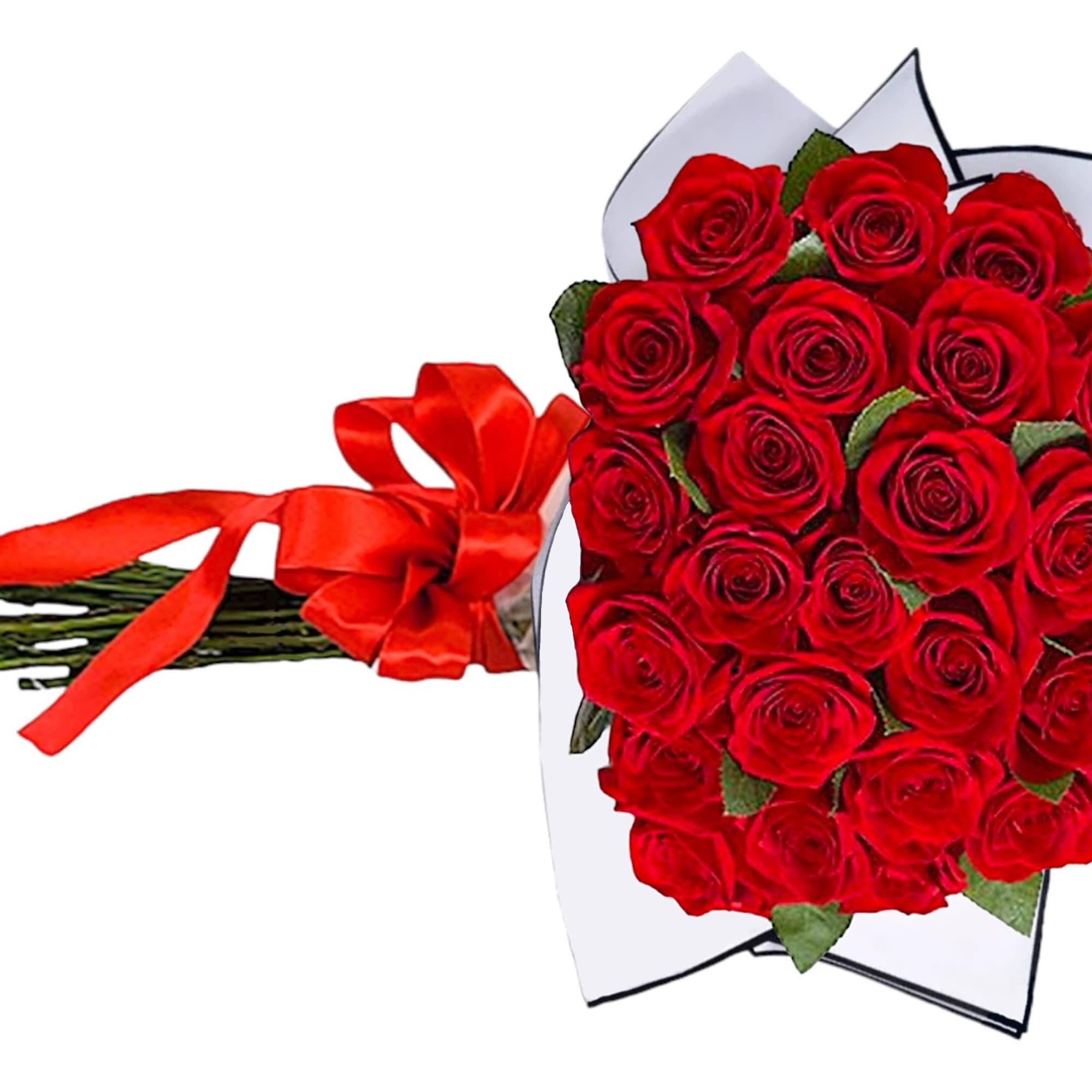 Surprise them with a beautiful bunch of perfectly red roses. They&#039;ll be