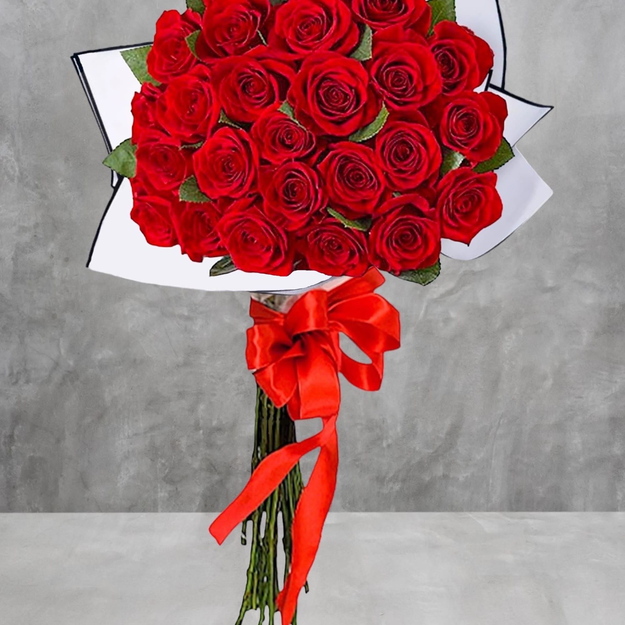 Surprise them with a beautiful bunch of perfectly red roses. They&#039;ll be
