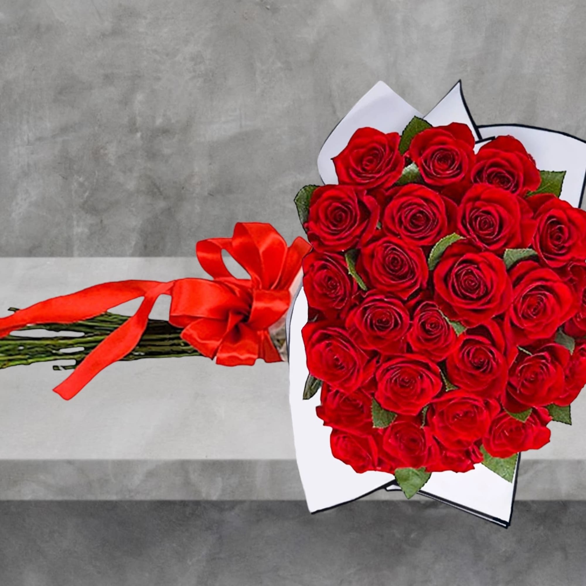 Surprise them with a beautiful bunch of perfectly red roses. They&#039;ll be