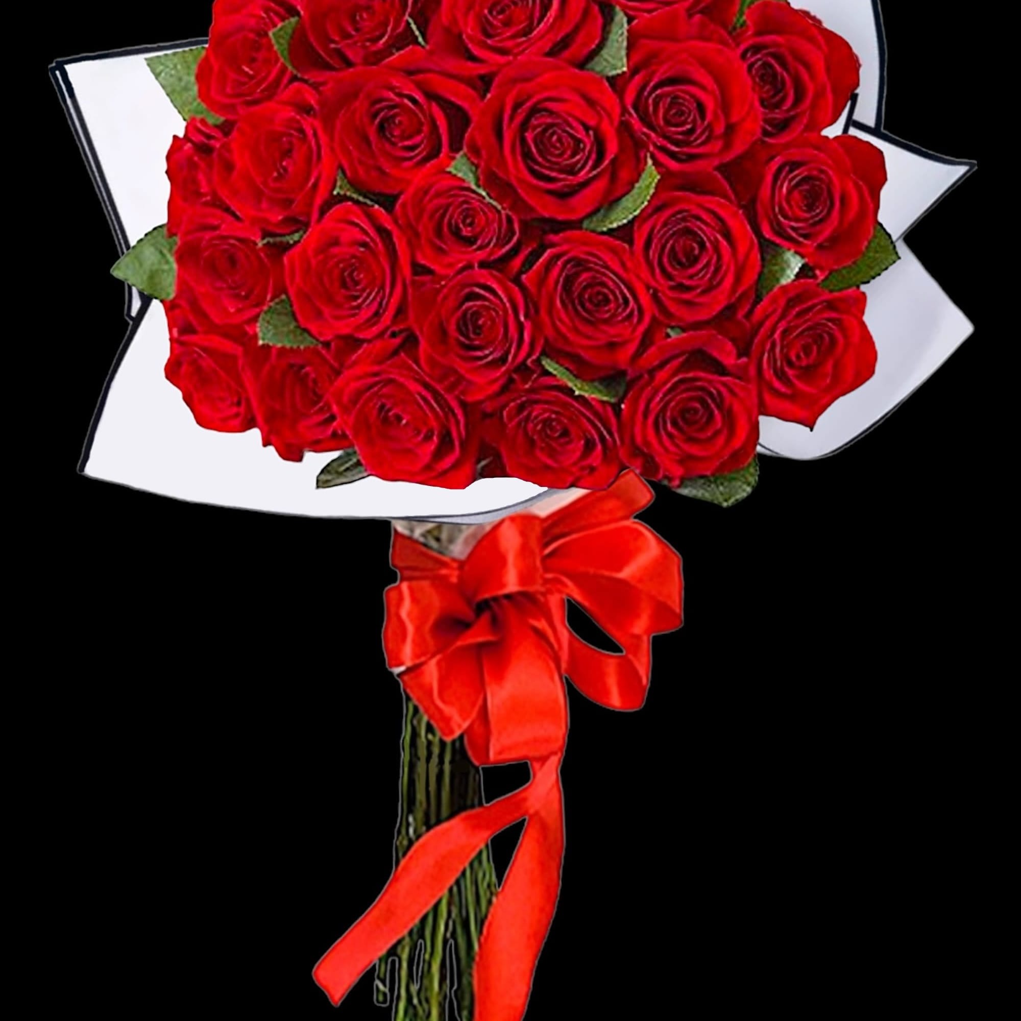 Surprise them with a beautiful bunch of perfectly red roses. They&#039;ll be