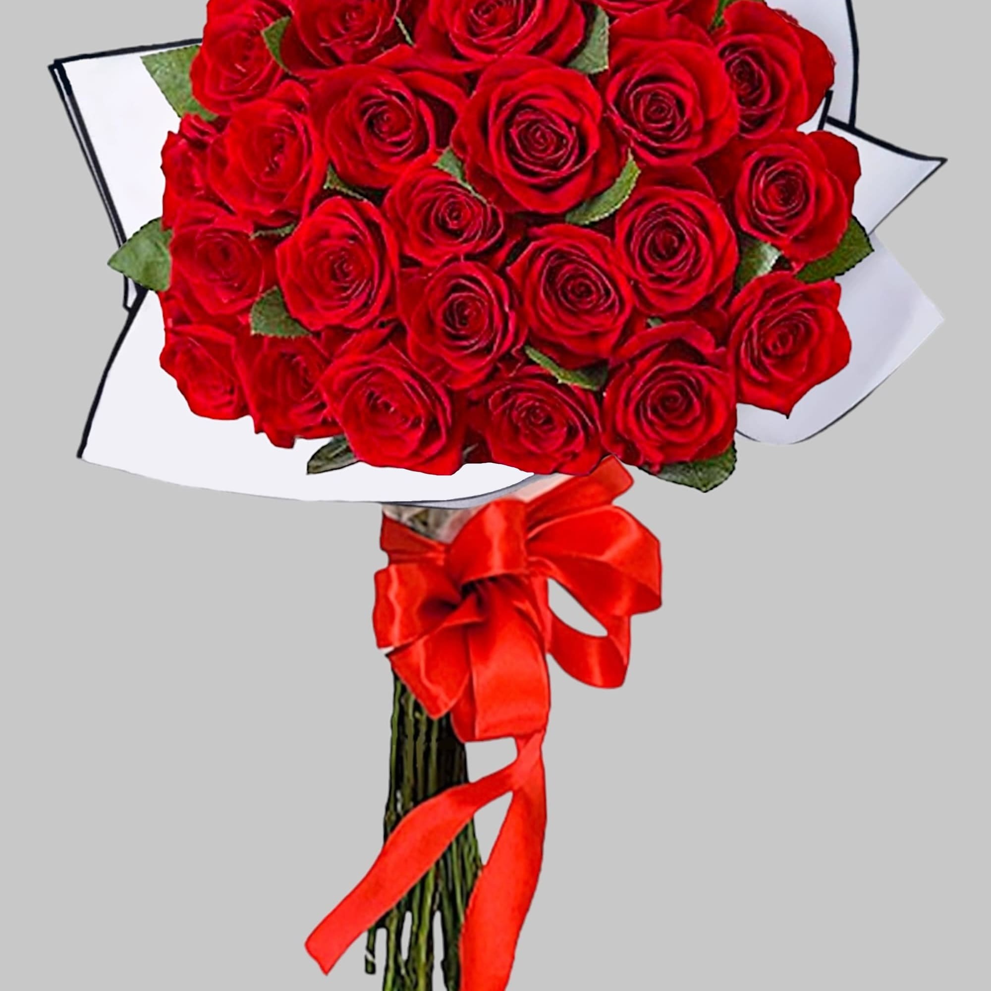 Surprise them with a beautiful bunch of perfectly red roses. They&#039;ll be