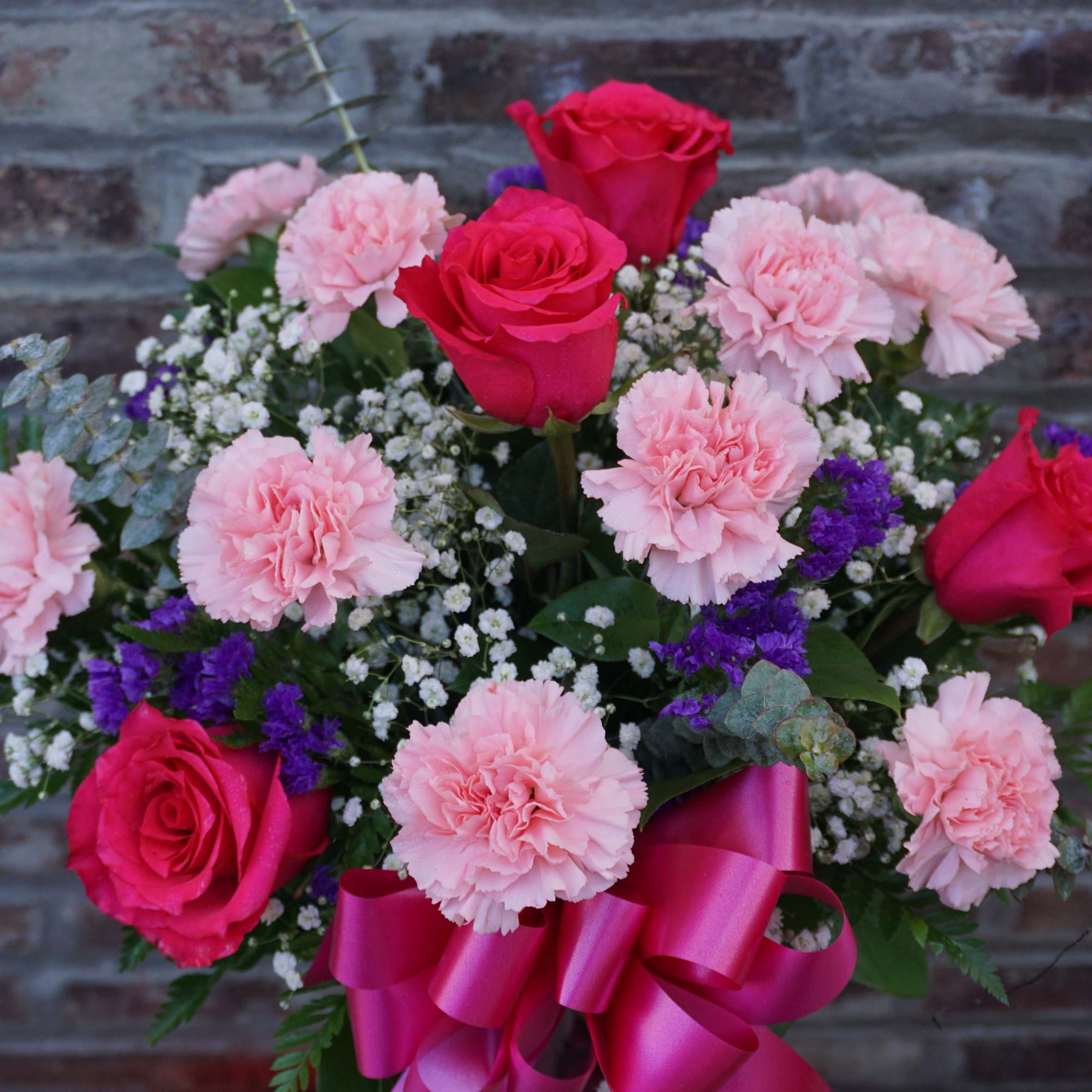 Bright and light pinks in a pink vase.. better than ice cream