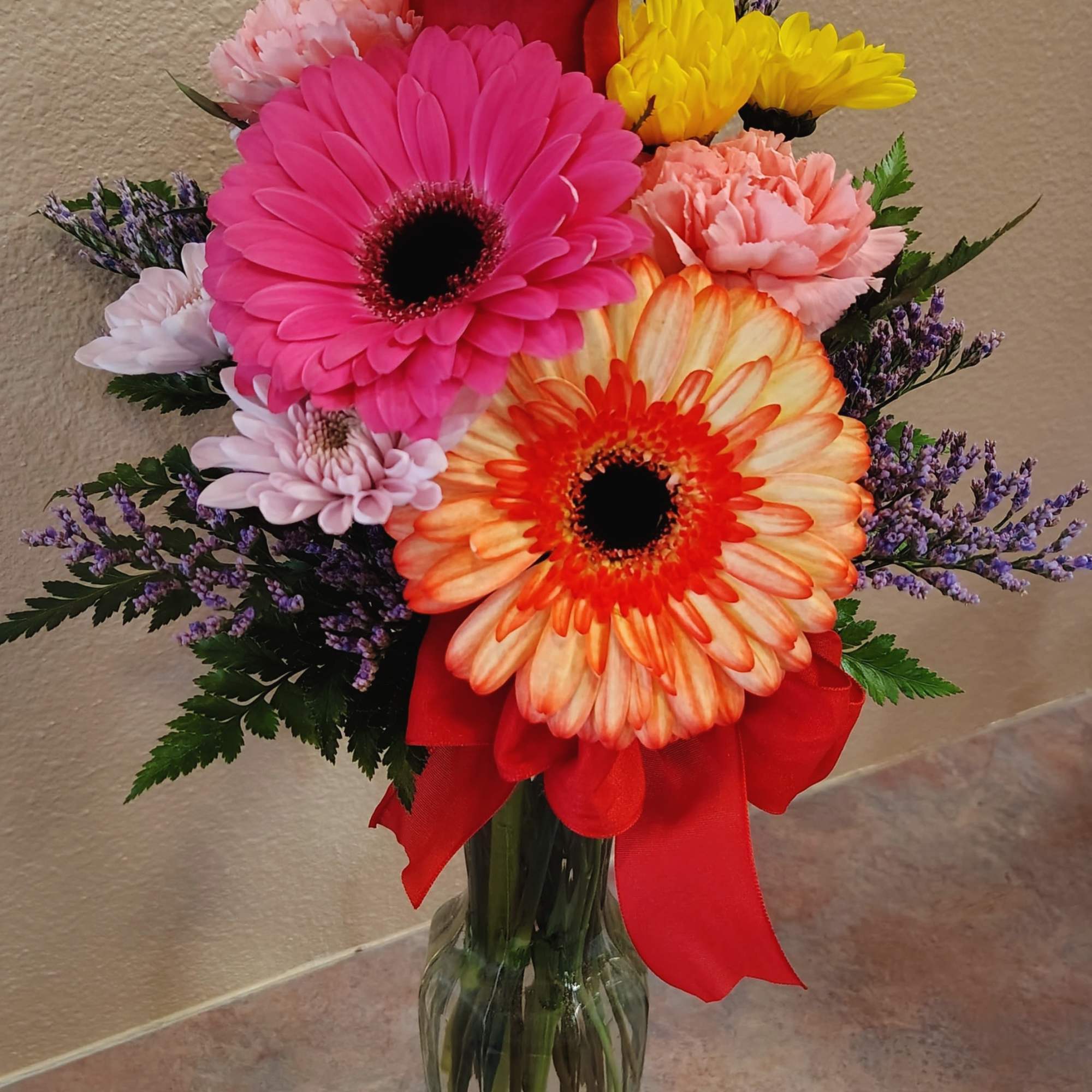 The name says it all with those gerberas and with daisies and