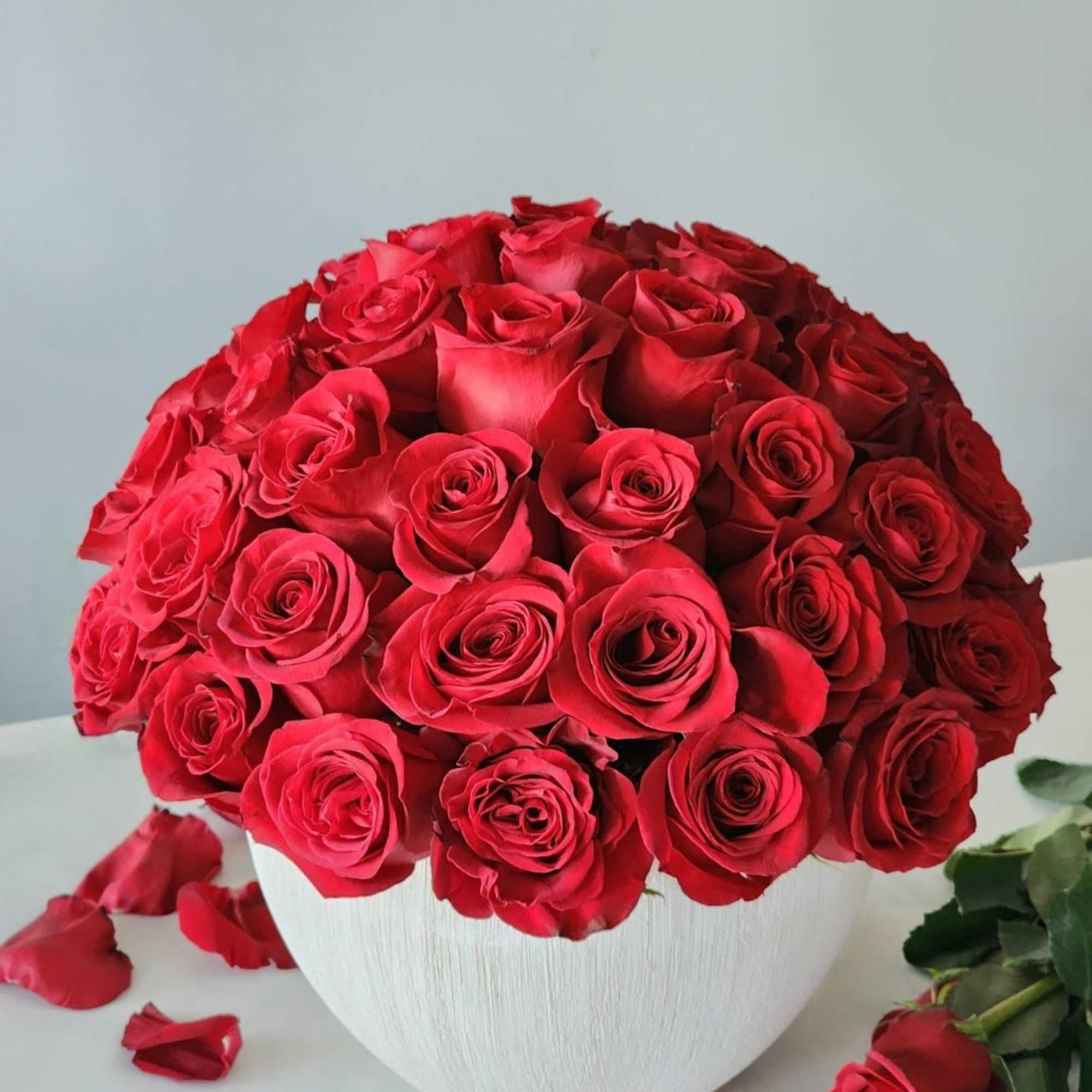 Red roses are the embodiment of love and spiritual attraction, given to