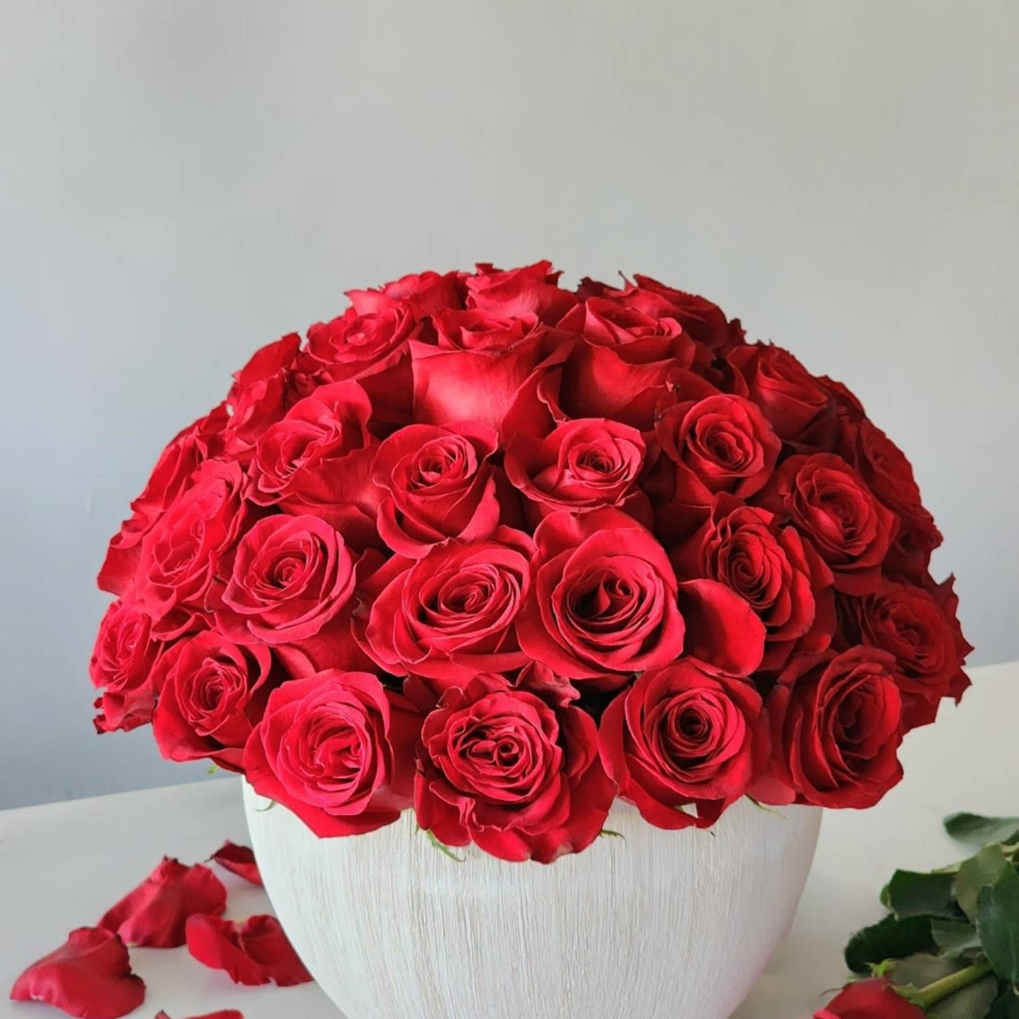 Red roses are the embodiment of love and spiritual attraction, given to