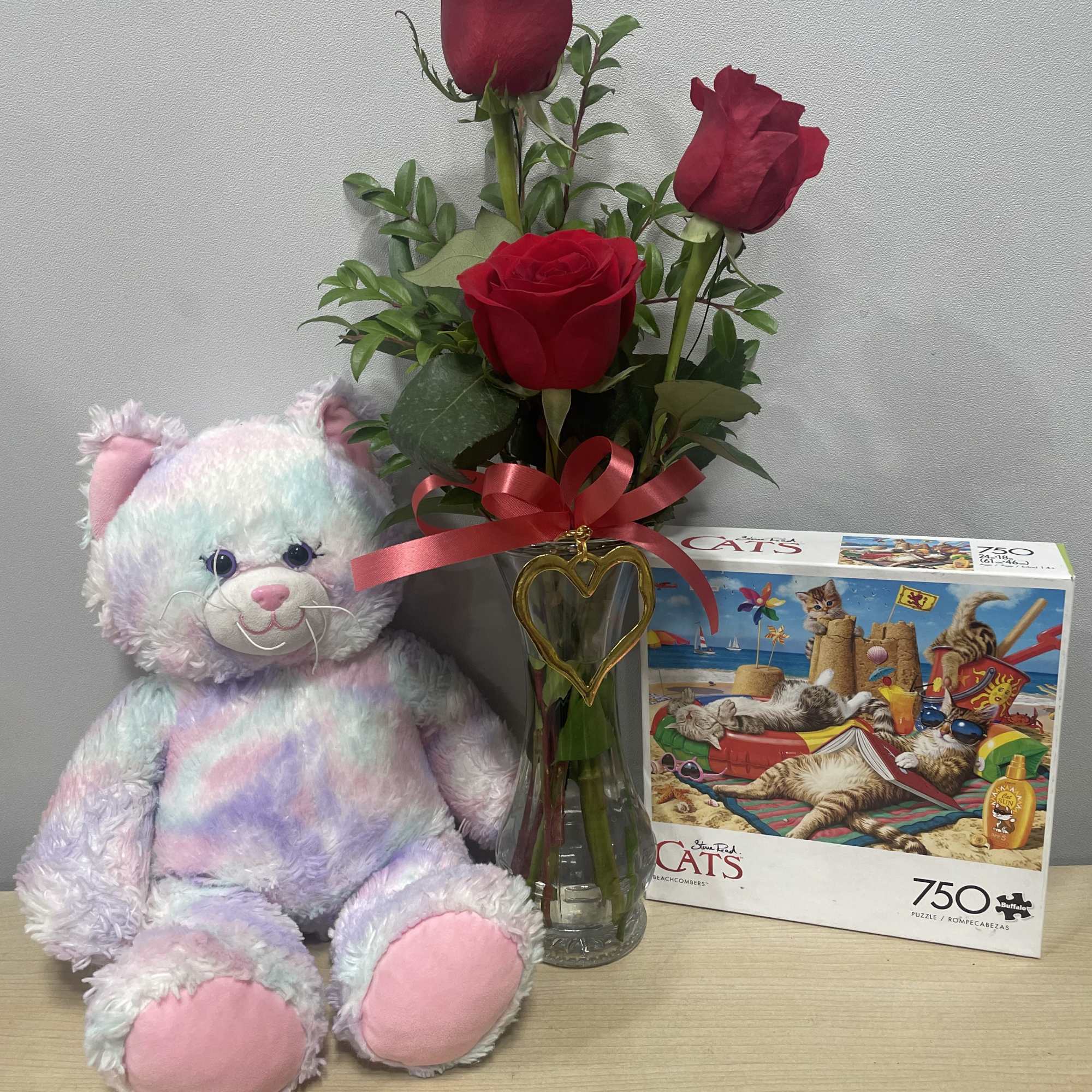大人気新品をすべて 3 Red Rose Kitty & Puzzle Trioby Devil Delights Delivered ジェルネイル・ネイルシール