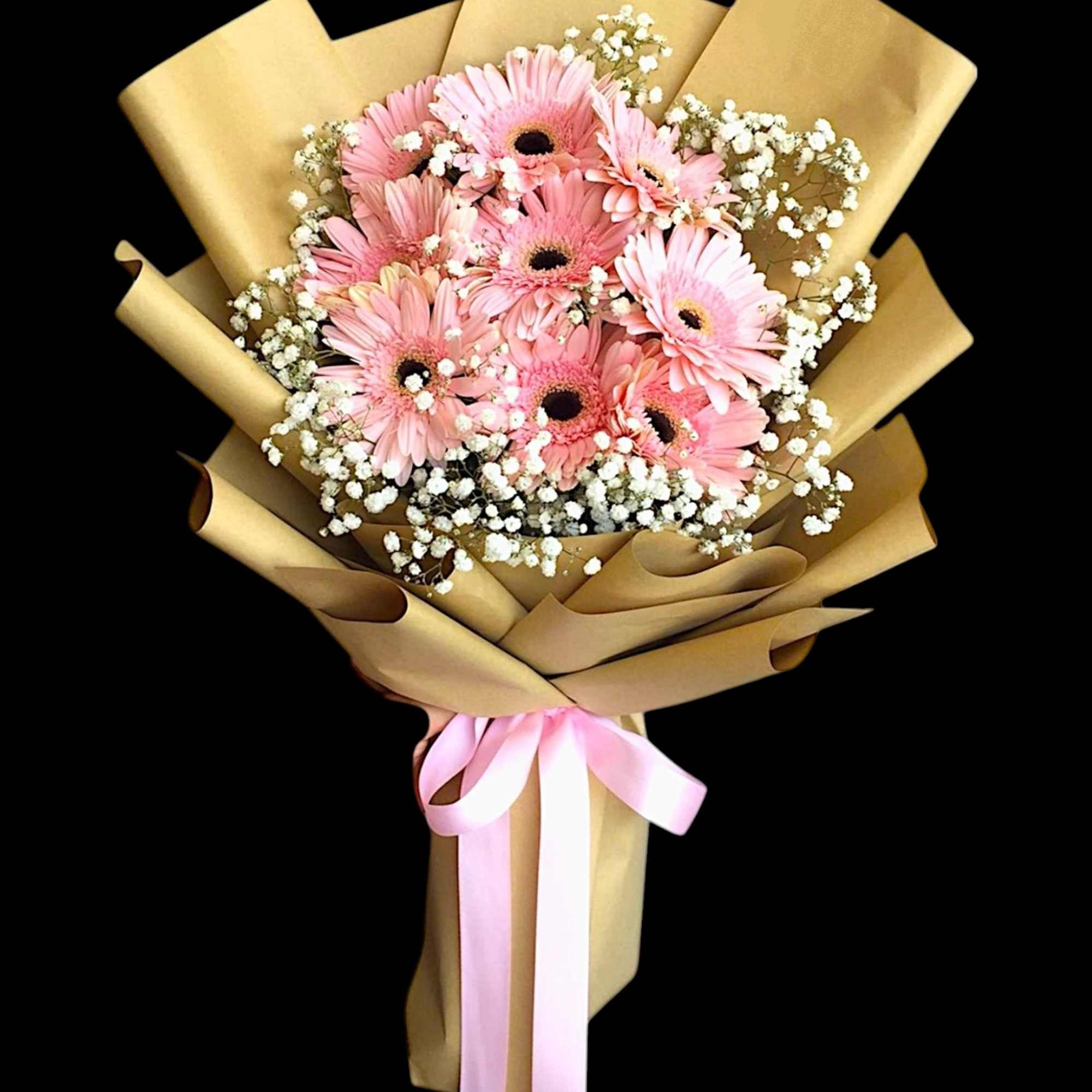 Surprise them with this beautiful bouquet of gerberas. This is a great