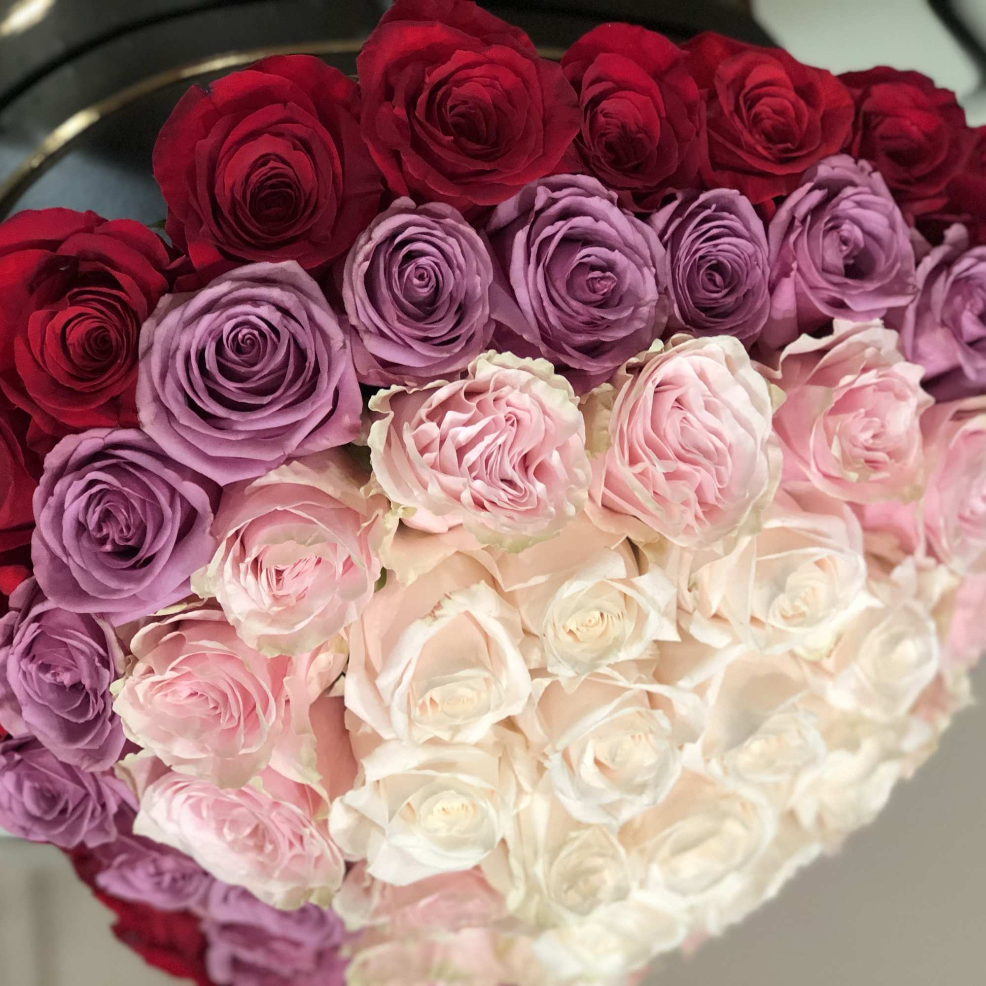 Heart Shape Box 
Each arrangement recreated this item description will not be