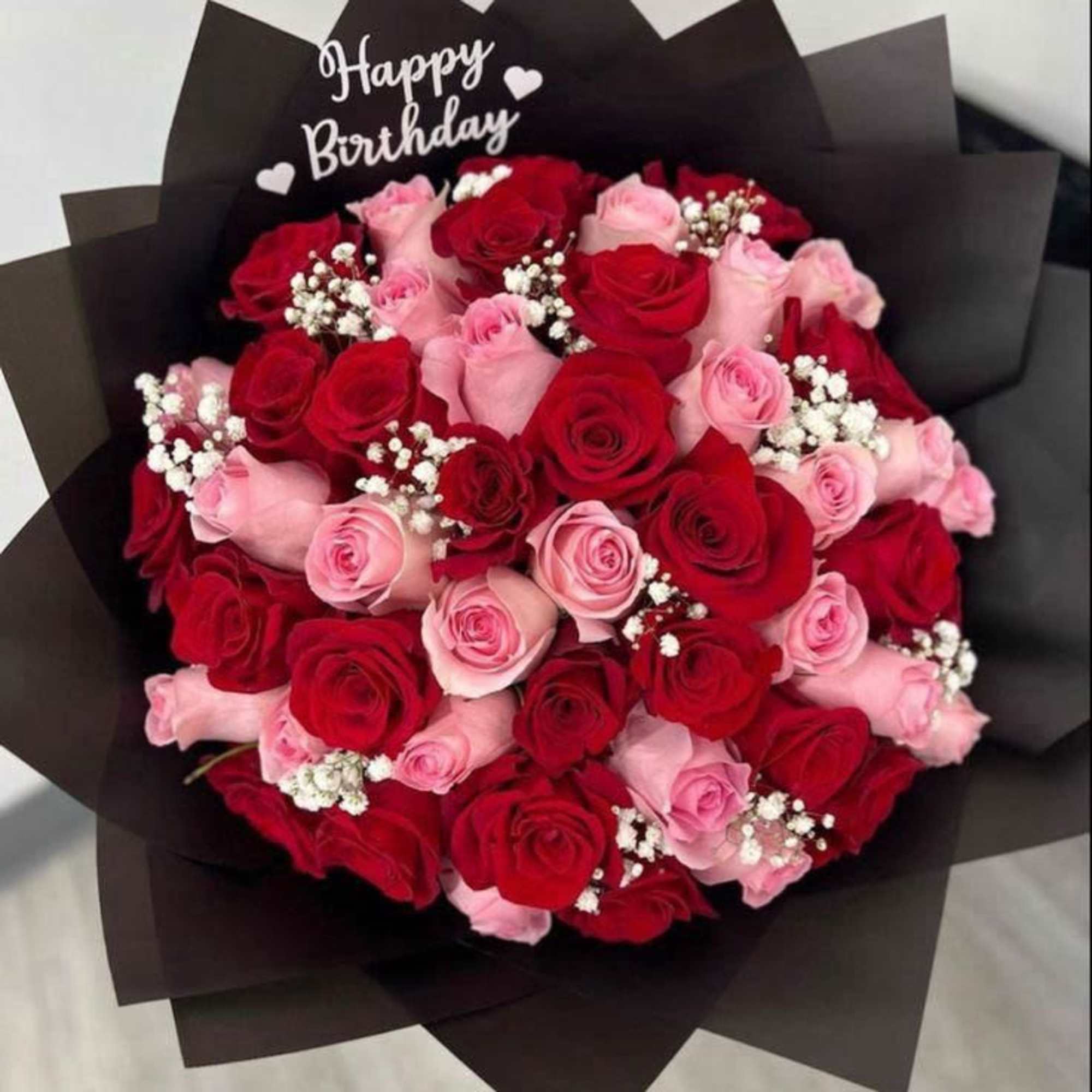 buchon elaborado con accesorios 30 rosas mariposas inicial 