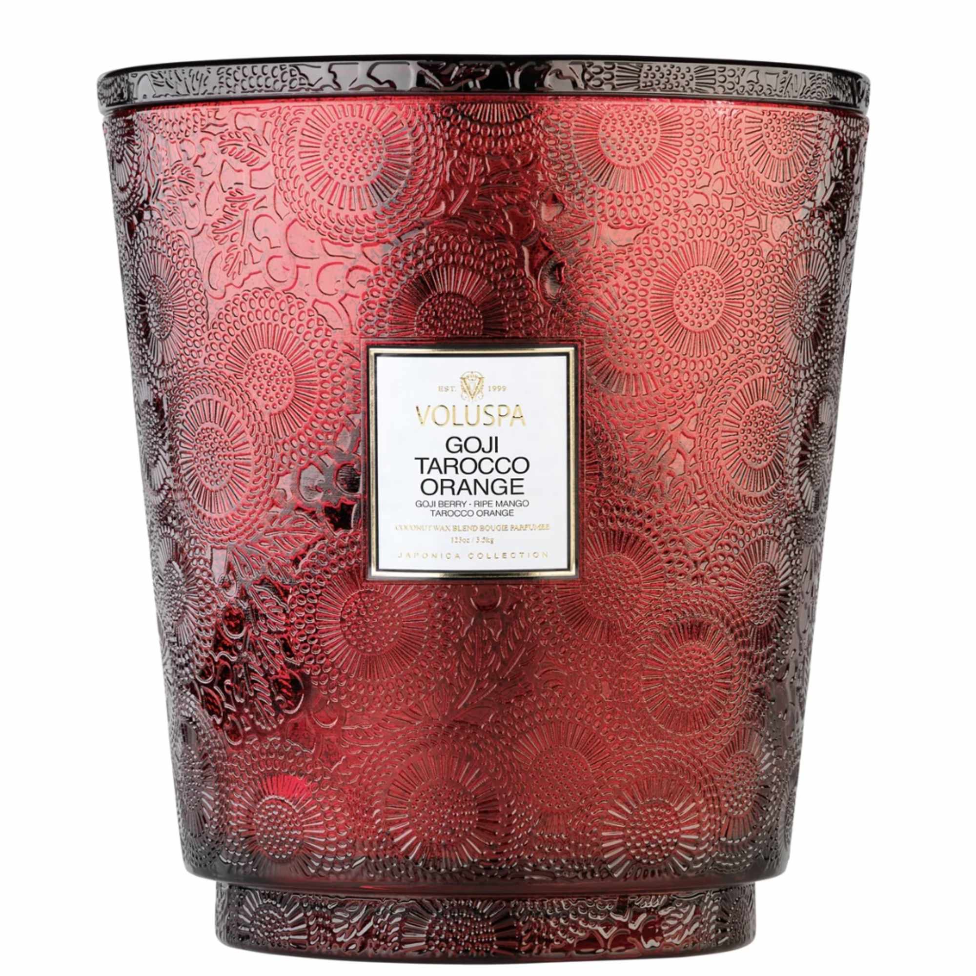 Boldly thrilling, this vivid scent shakes ripe mango and bittersweet goji berries