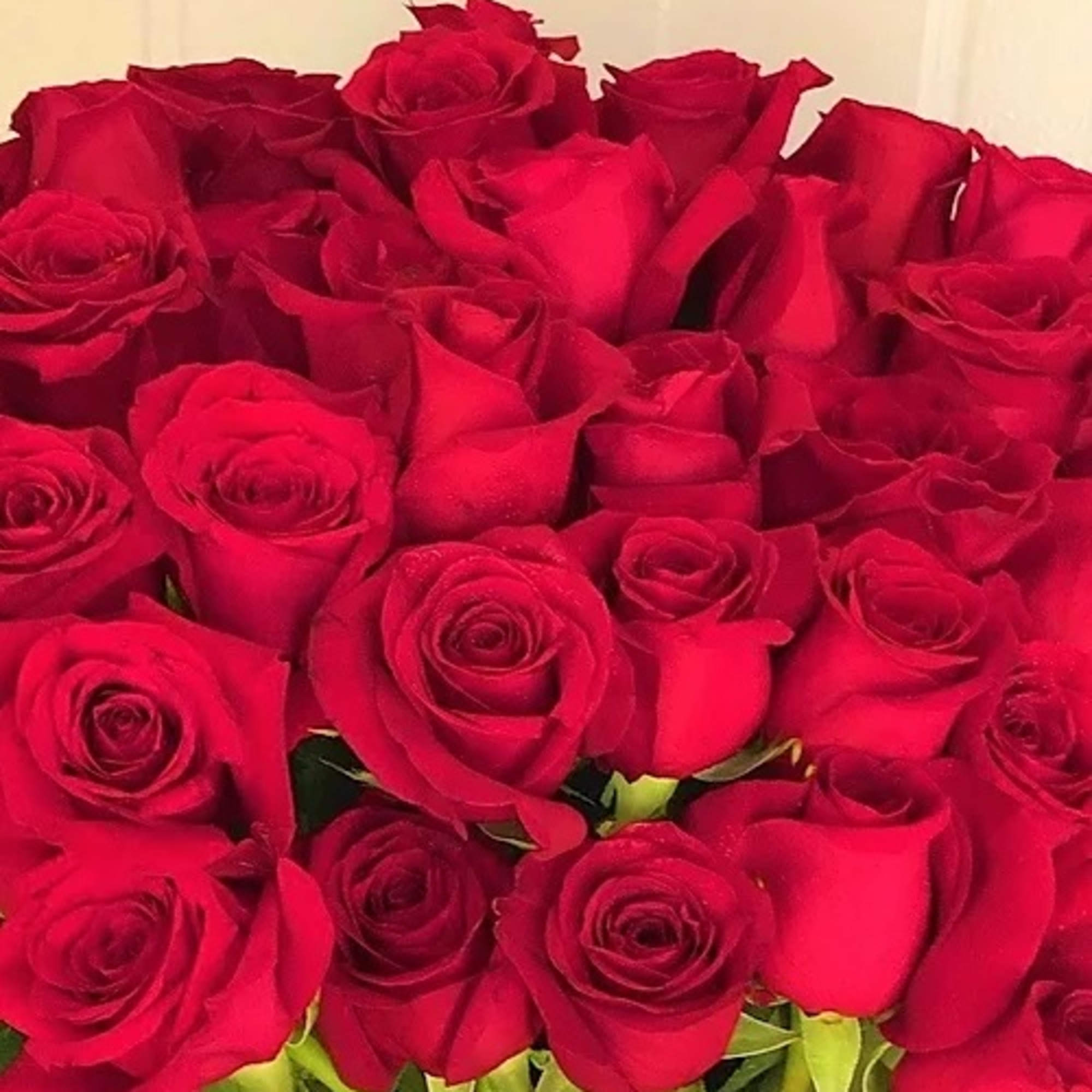 The &quot;100 Roses Bouquet&quot;, is a gorgeous floral arrangement set in a