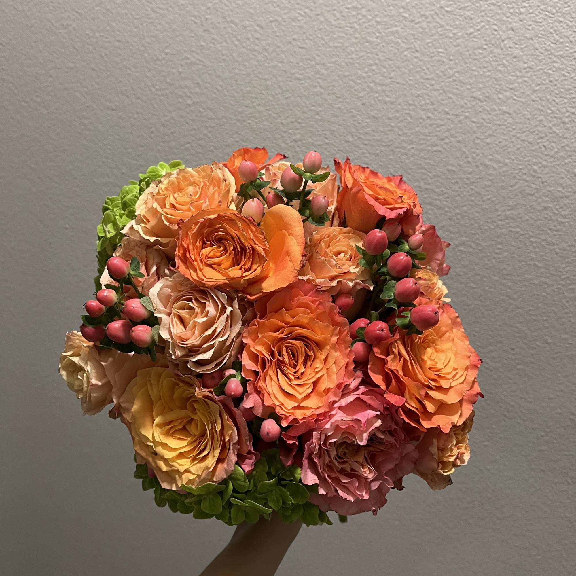 This peach bouquet will show that special someone how appreciated they are.