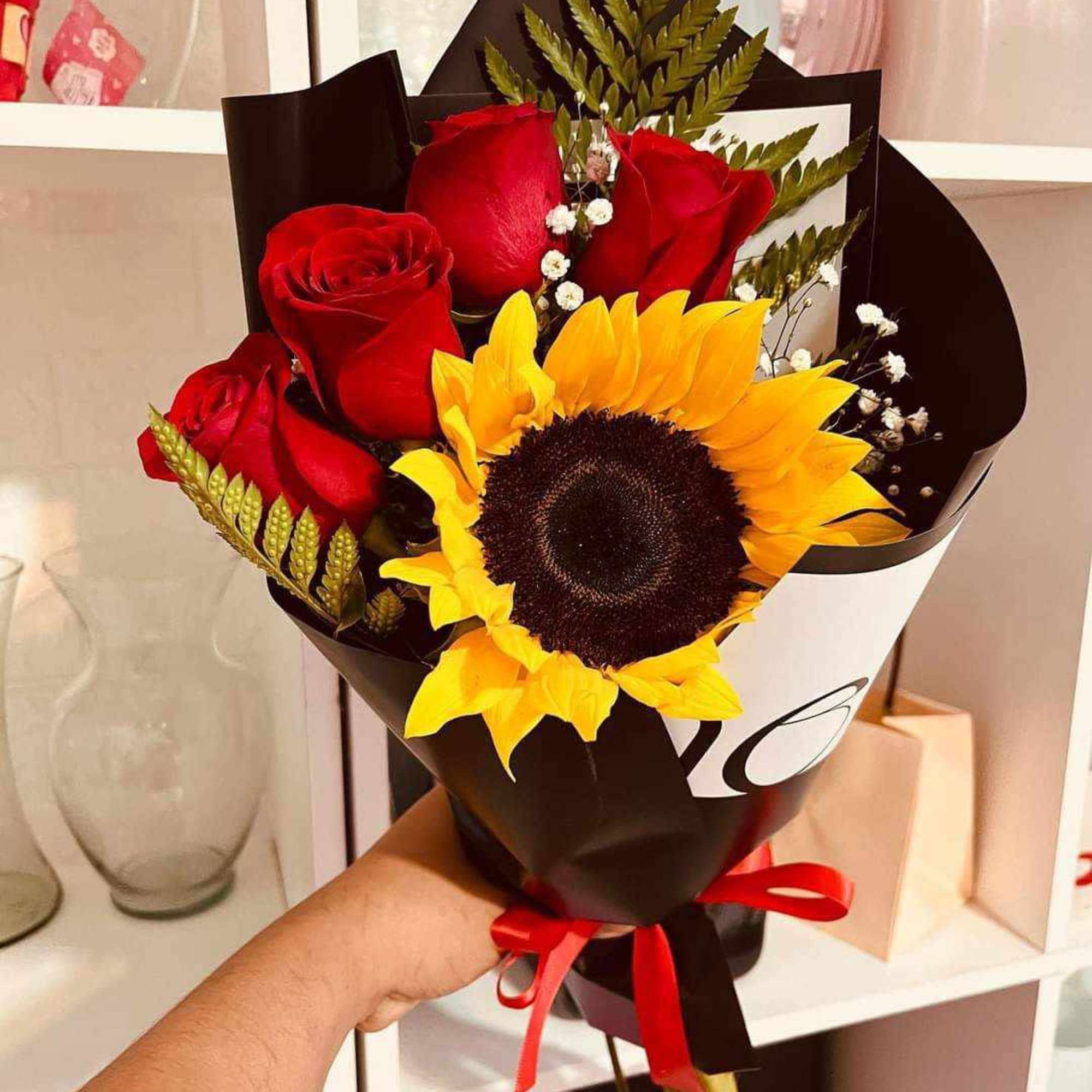 detalles elaborados con girasoles 